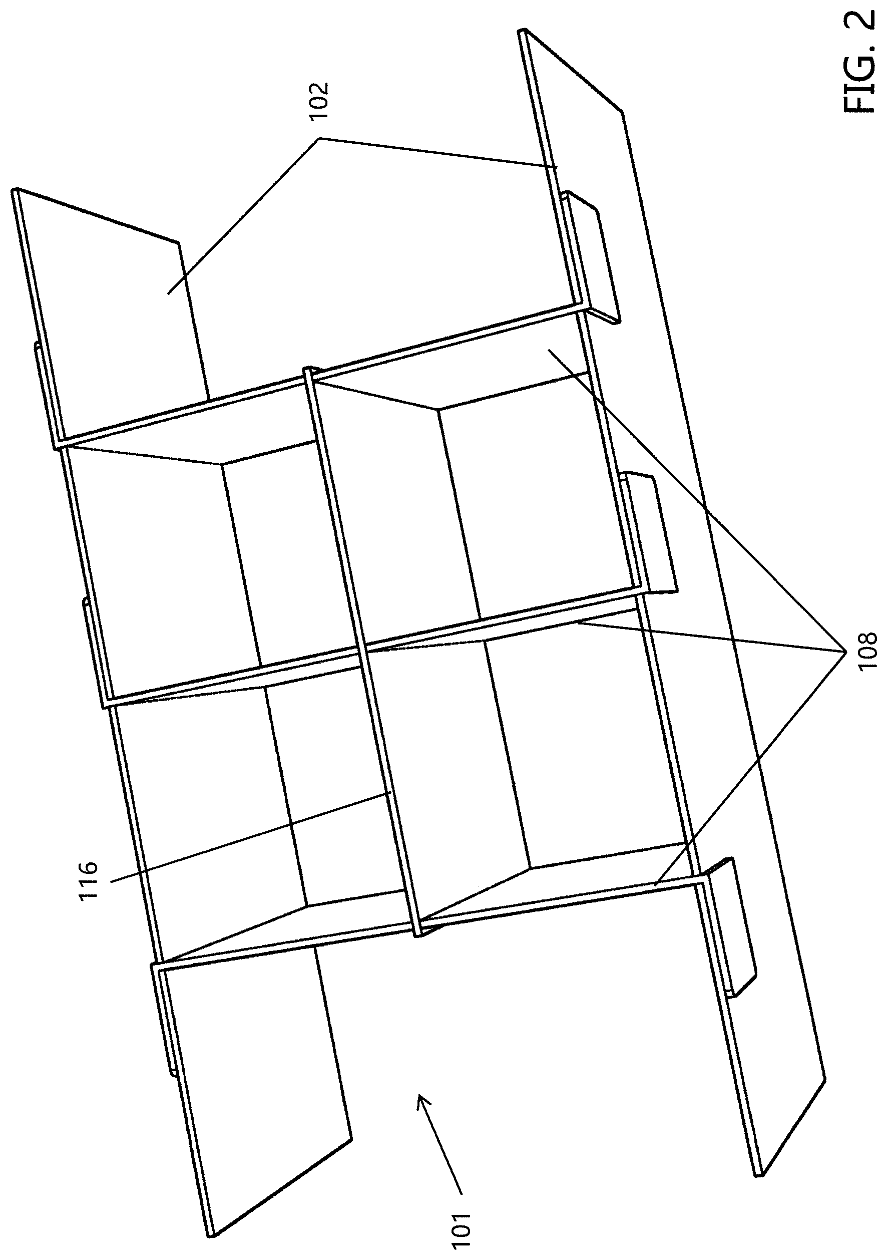 Patent US11814222 Figure 2 – Box divider system
