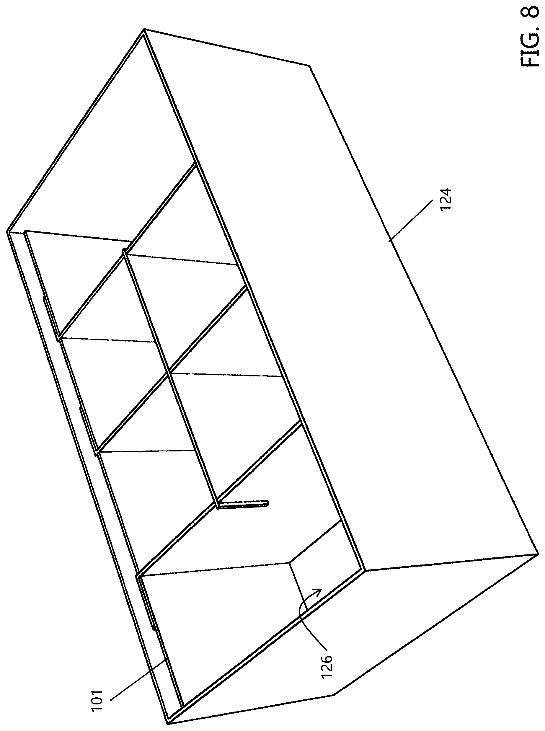 Patent US11814222 Figure 8 – Box divider system