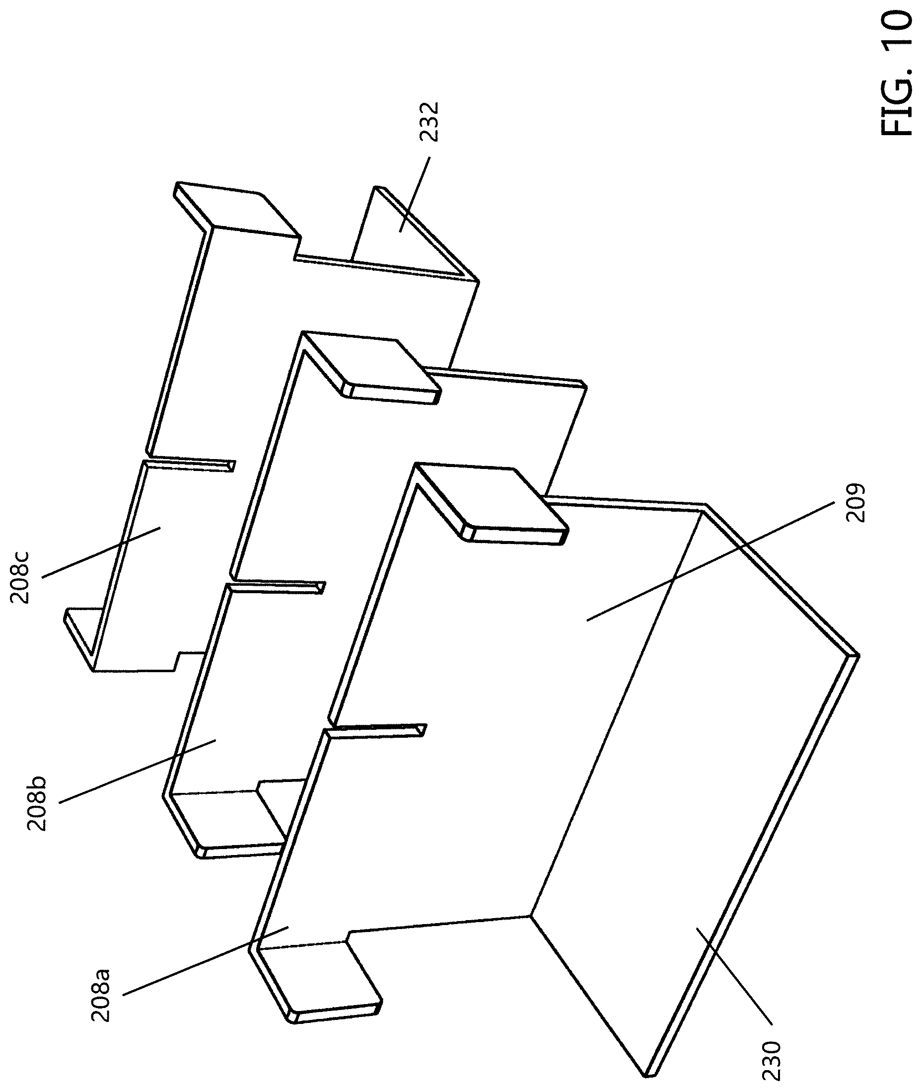 Patent US11814222 Figure 10 – Box divider system