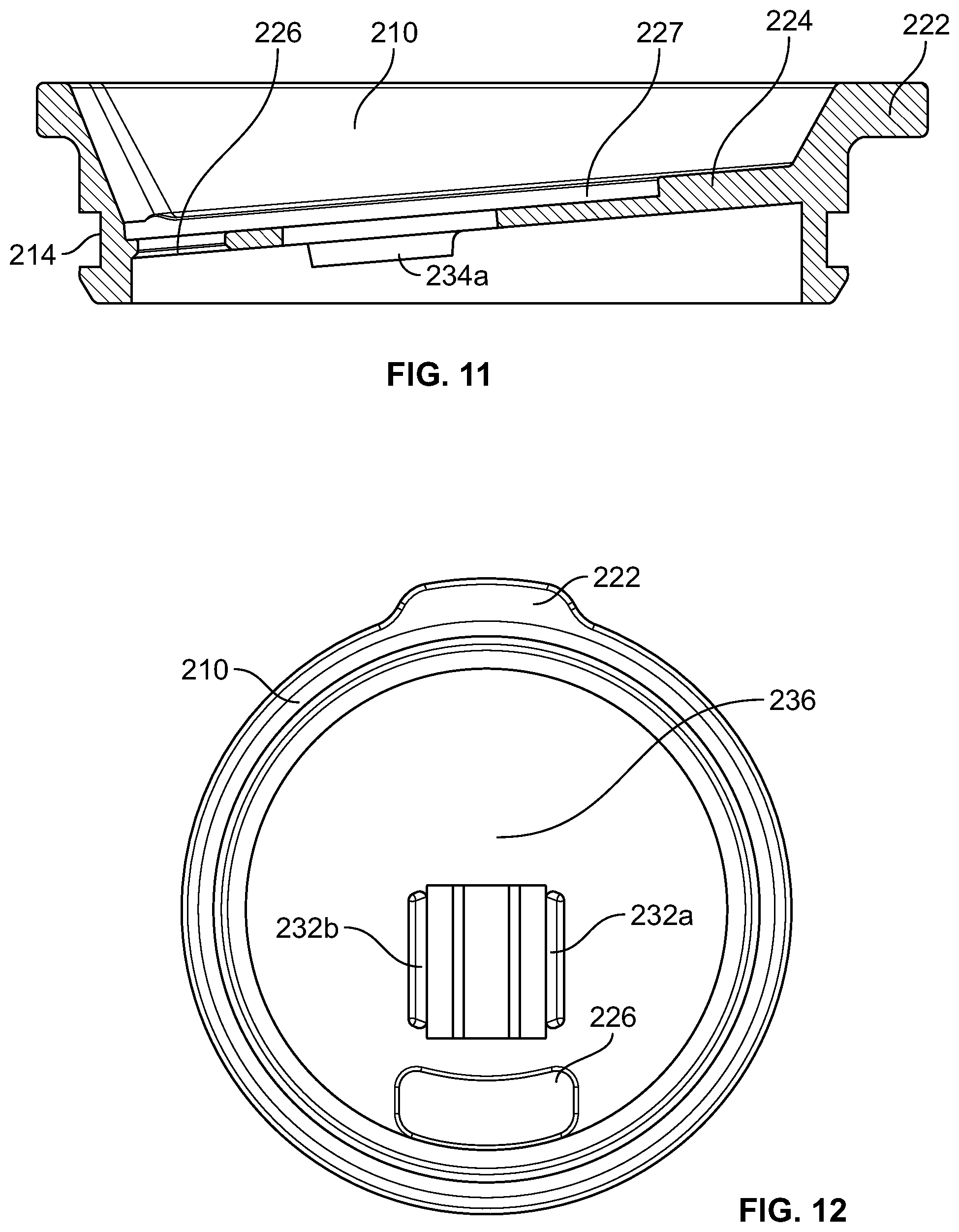 Patent US11814223 Figure 7 – Closure and lid and method of forming closure and lid