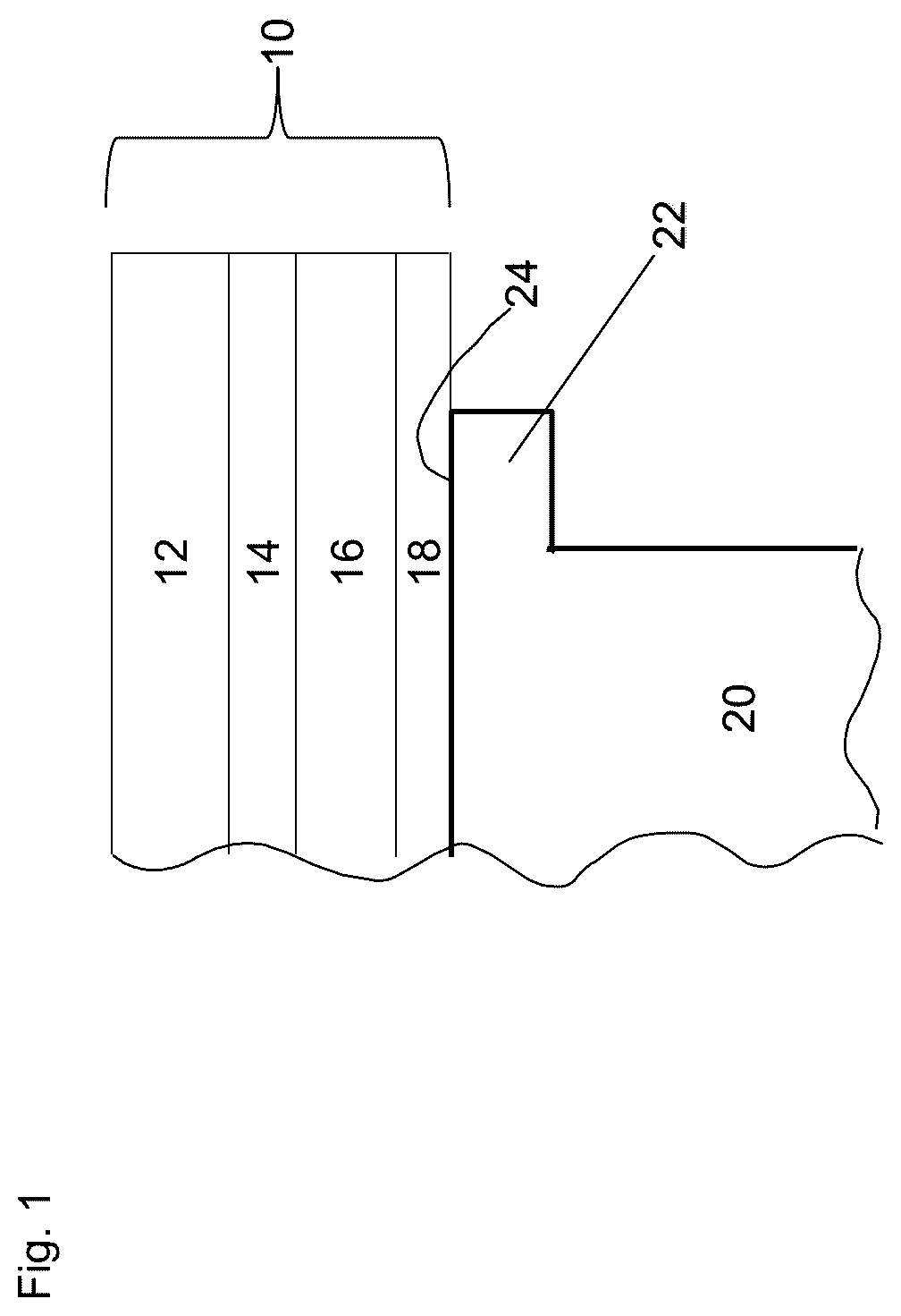 Patent US11814226 Figure 1 – Resealable film