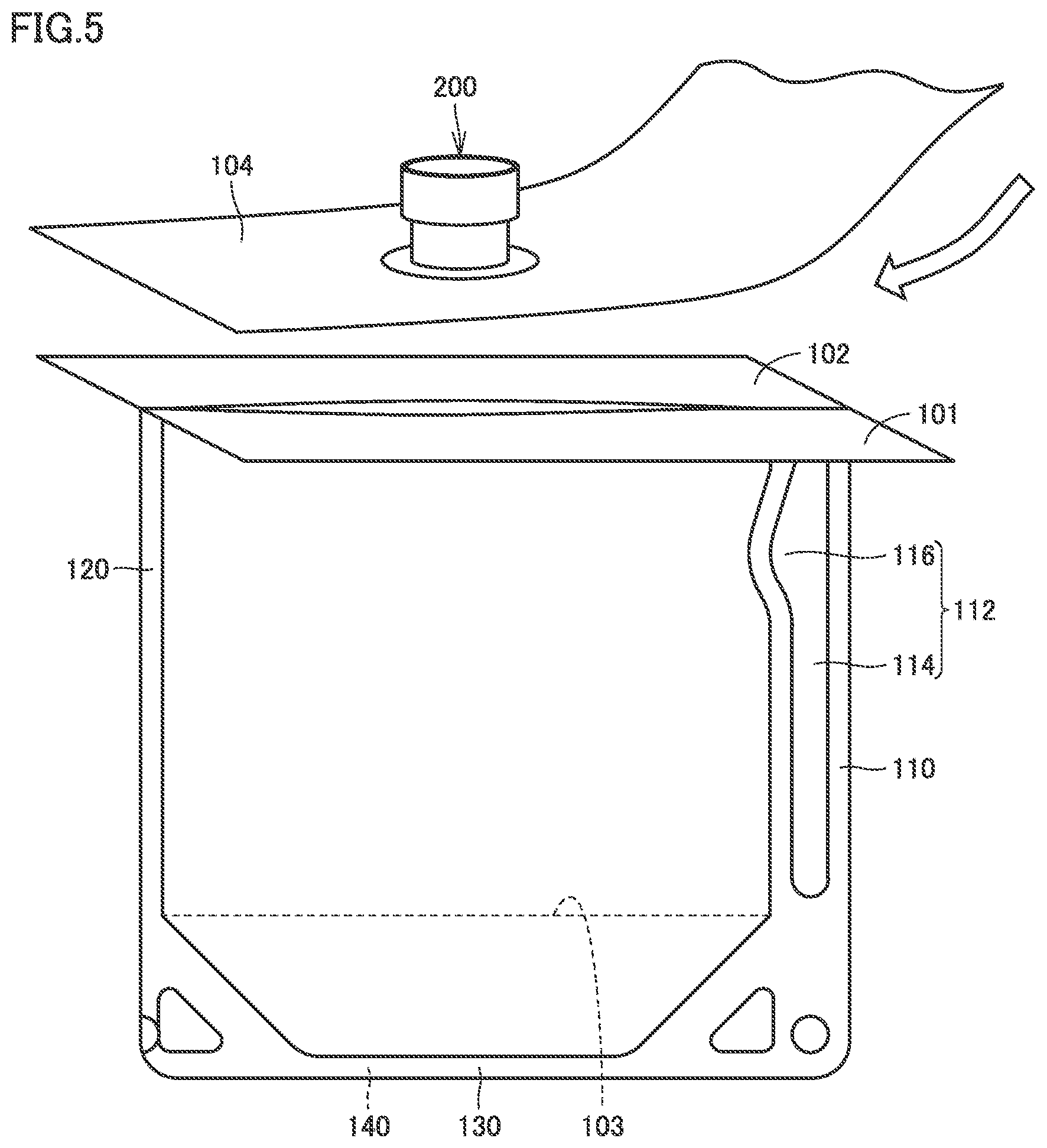 Patent US11814228 Figure 5 – Pouch