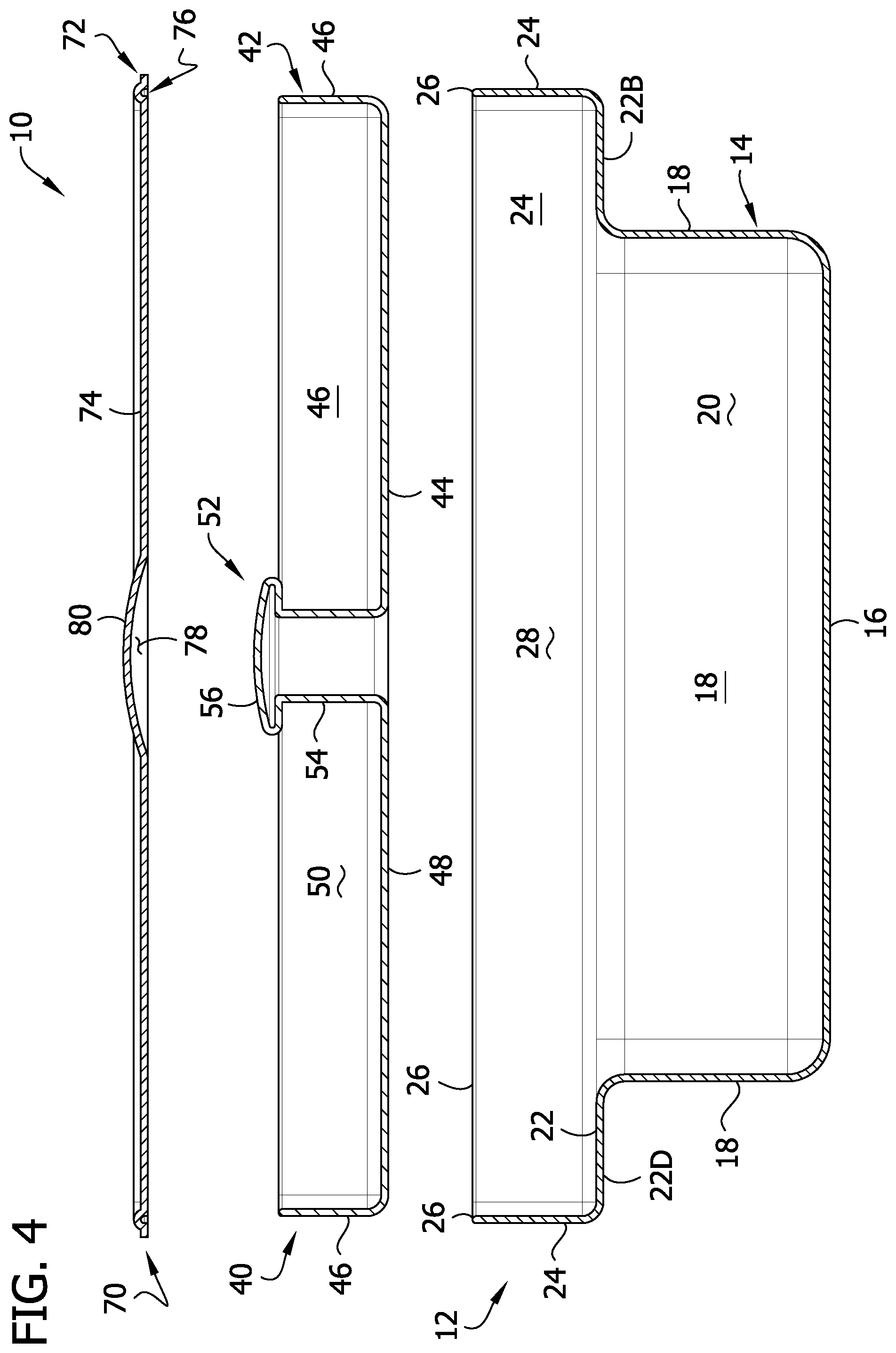 Patent US11814233 Figure 4 – Microwaveable container