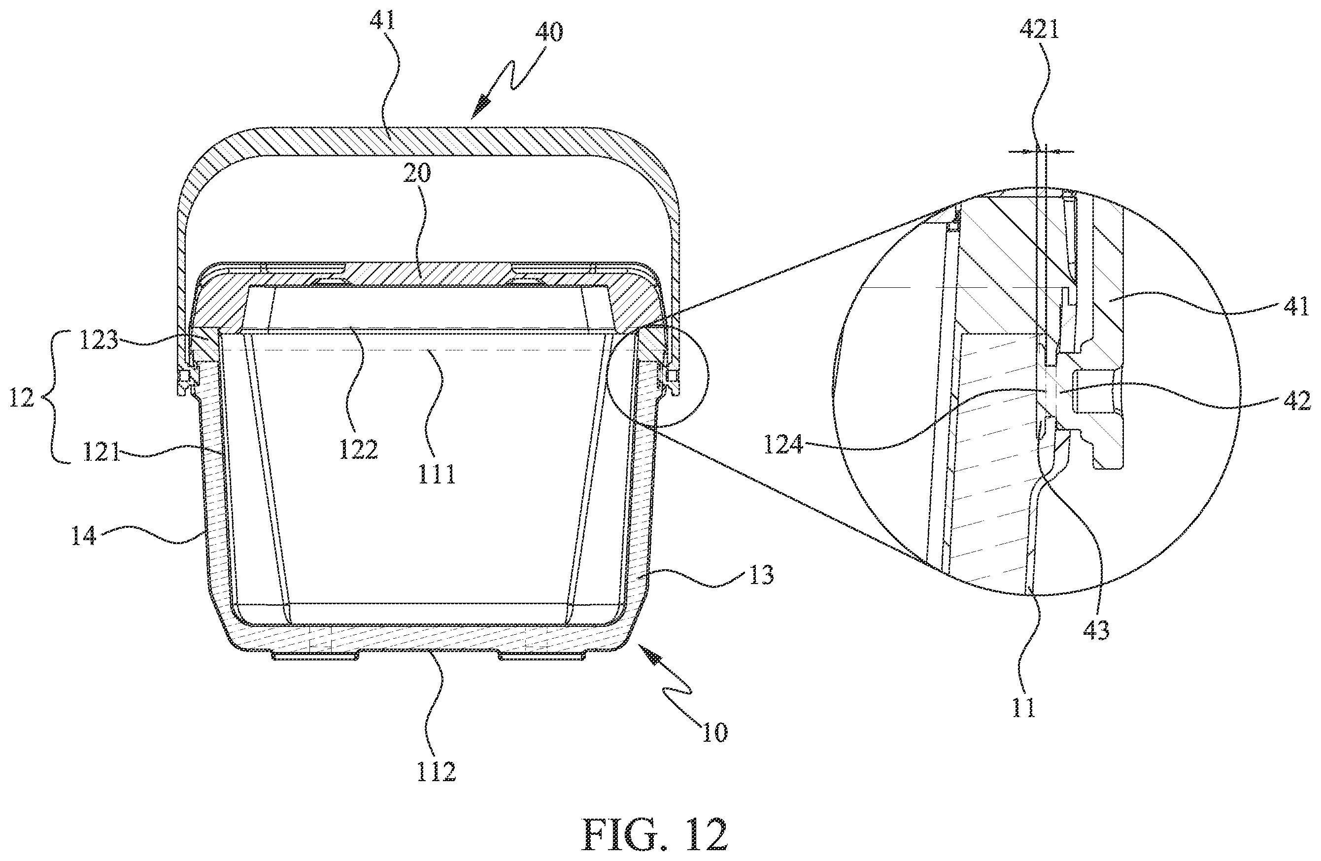 Patent US11814234 Figure 16 – Snap-fit cooler box