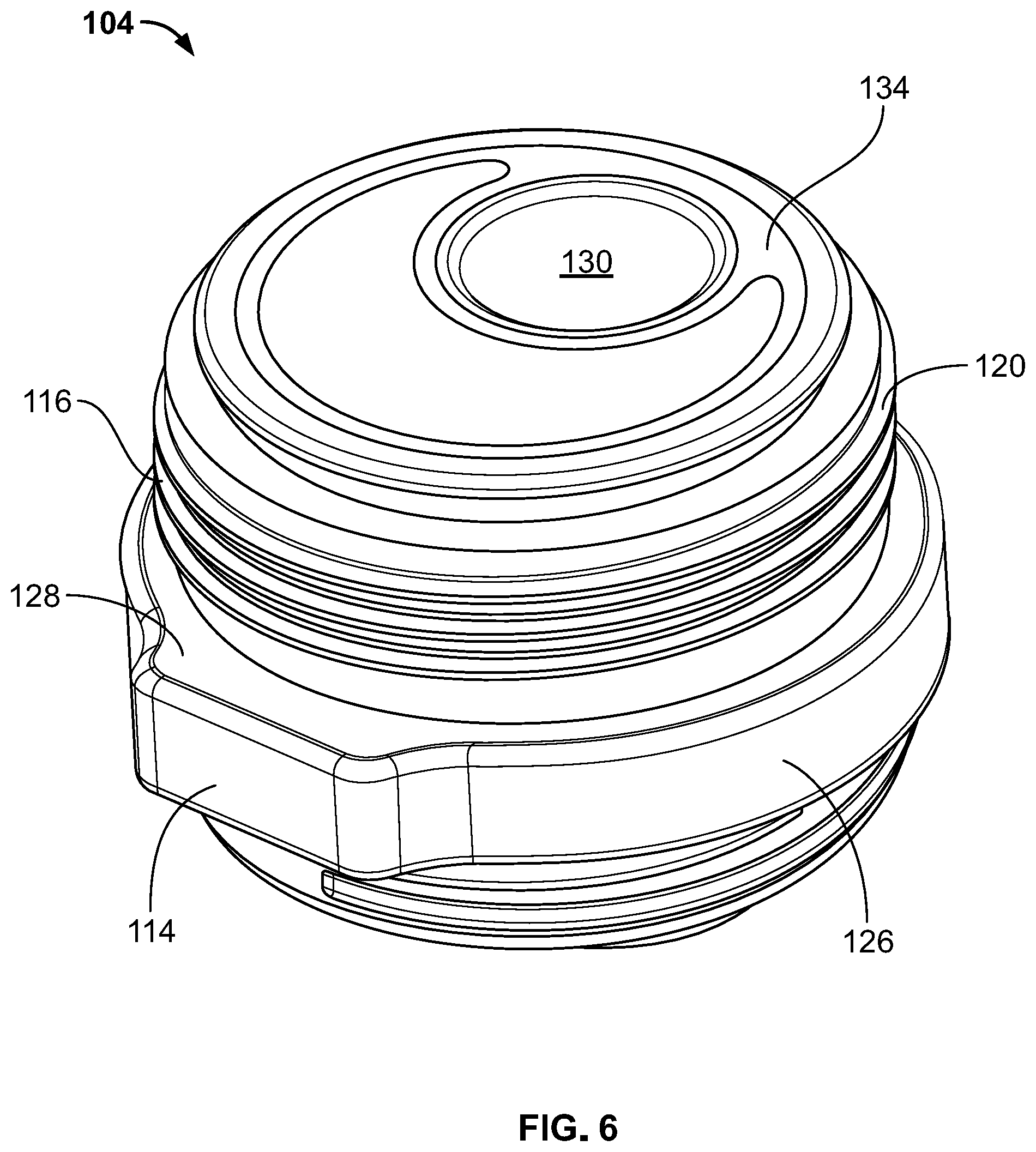 Patent US11814235 Figure 6 – Container and method of forming a container