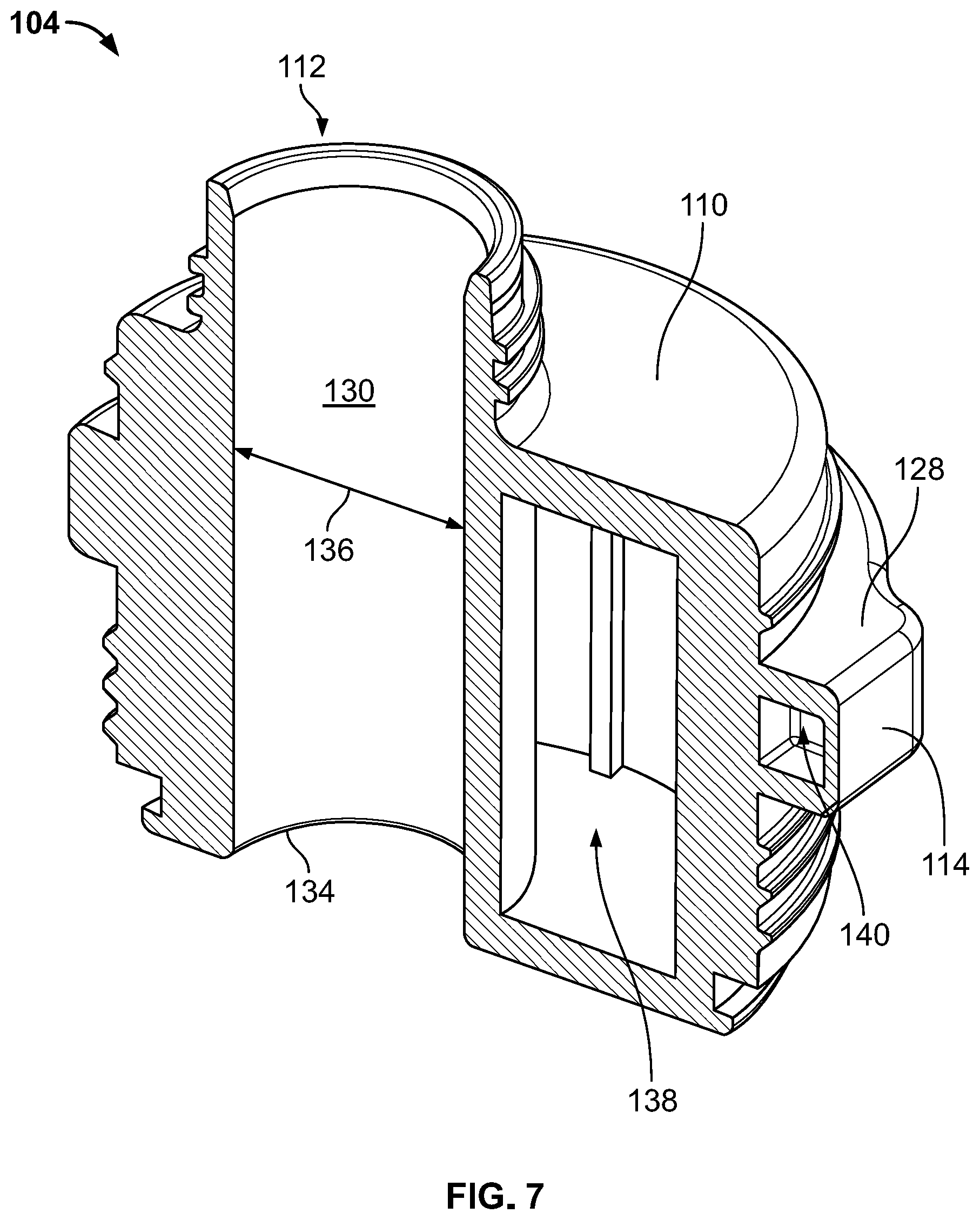 Patent US11814235 Figure 7 – Container and method of forming a container