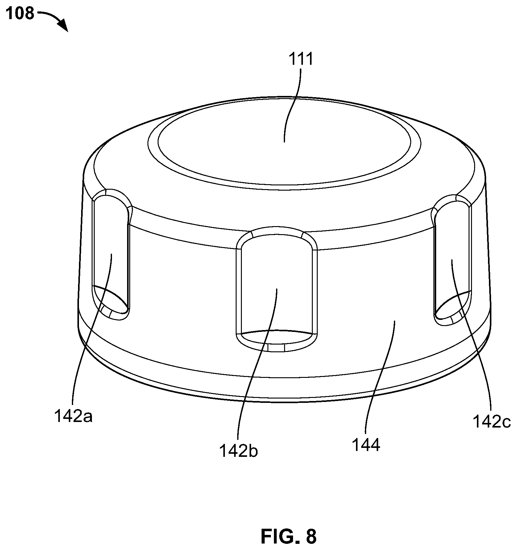 Patent US11814235 Figure 8 – Container and method of forming a container