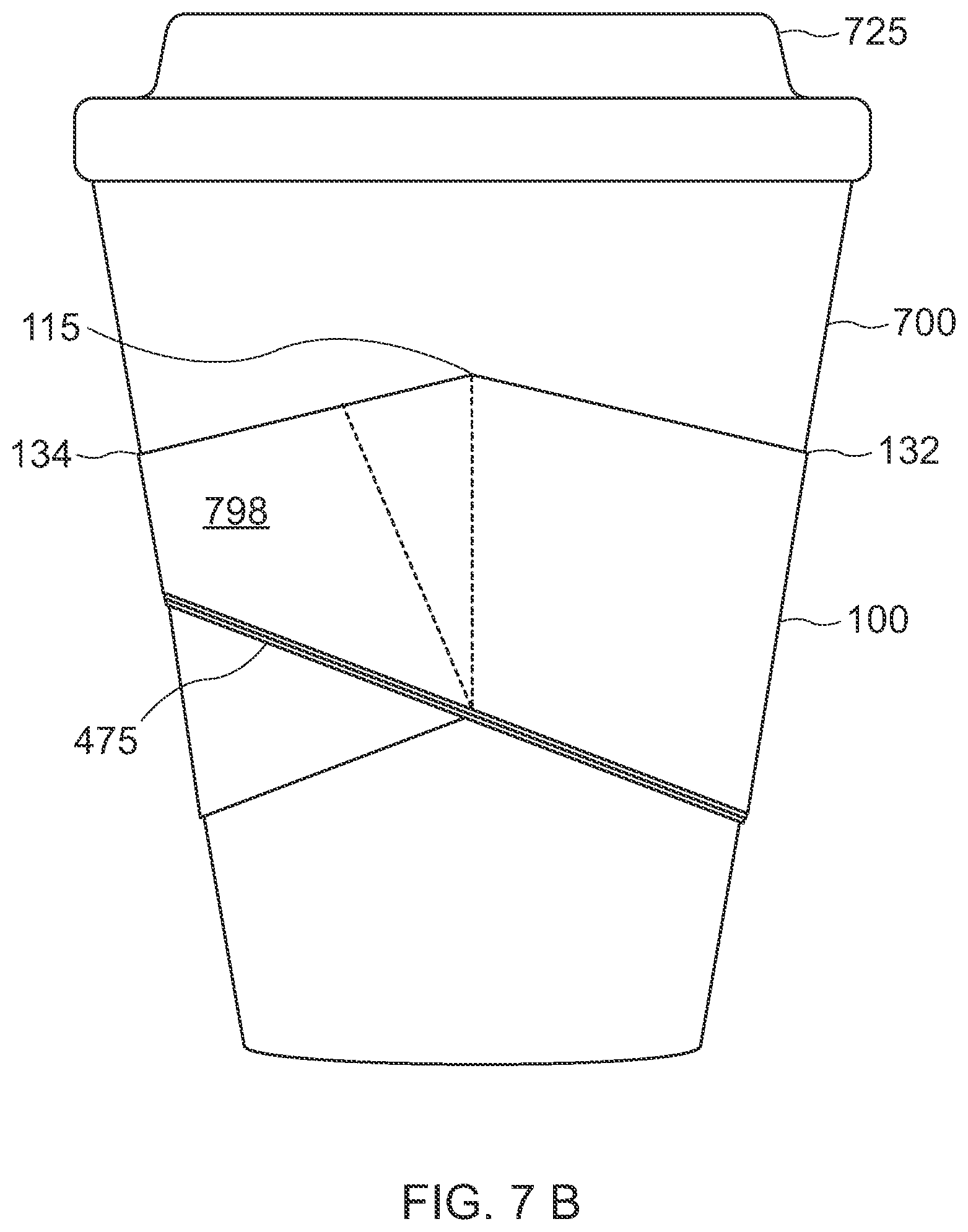 Patent US11814236 Figure 6 – Sleeve for cups and other containers