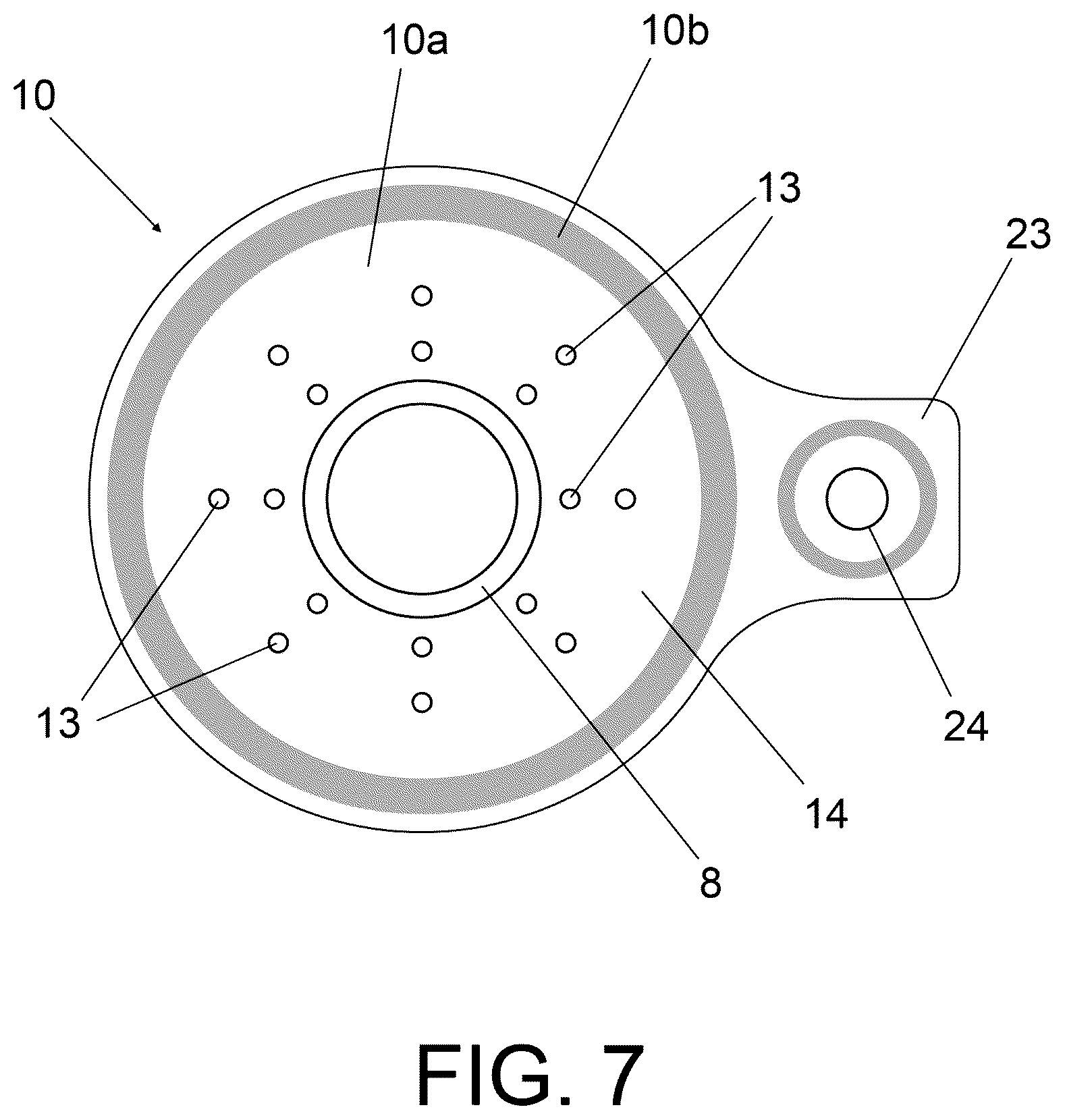 Patent US11814240 Figure 6 – Valve for injecting and/or extracting fluid for a wholesale merchandise container and container and method for treating and/or storing wholesale merchandise by means of said valve