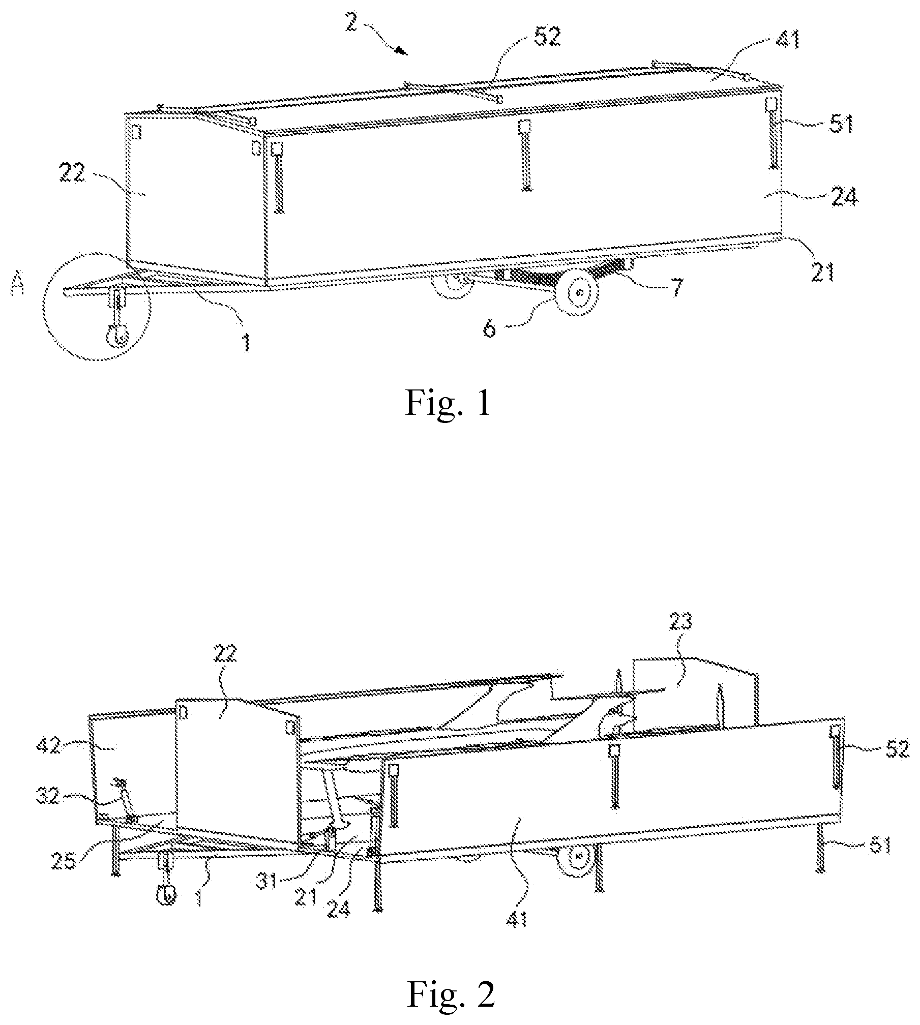 Patent US11814241 Figure 1 – UAV transport box