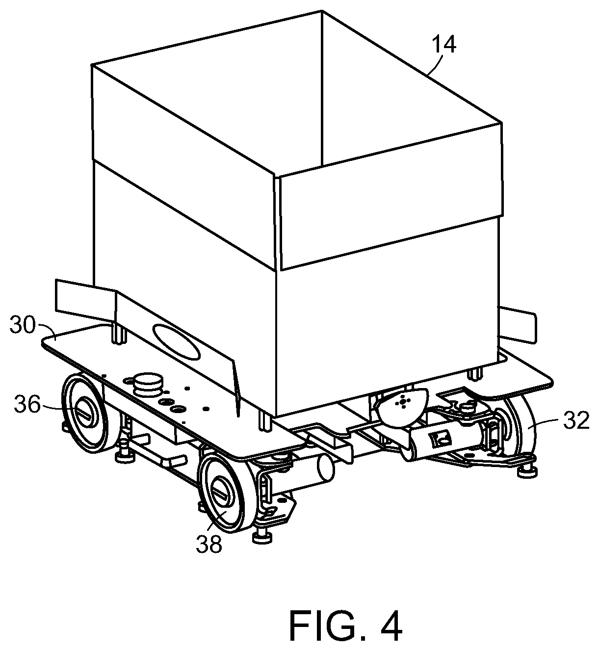 Patent US11814245 Figure 4 – Systems and methods for processing objects including mobile matrix carrier systems