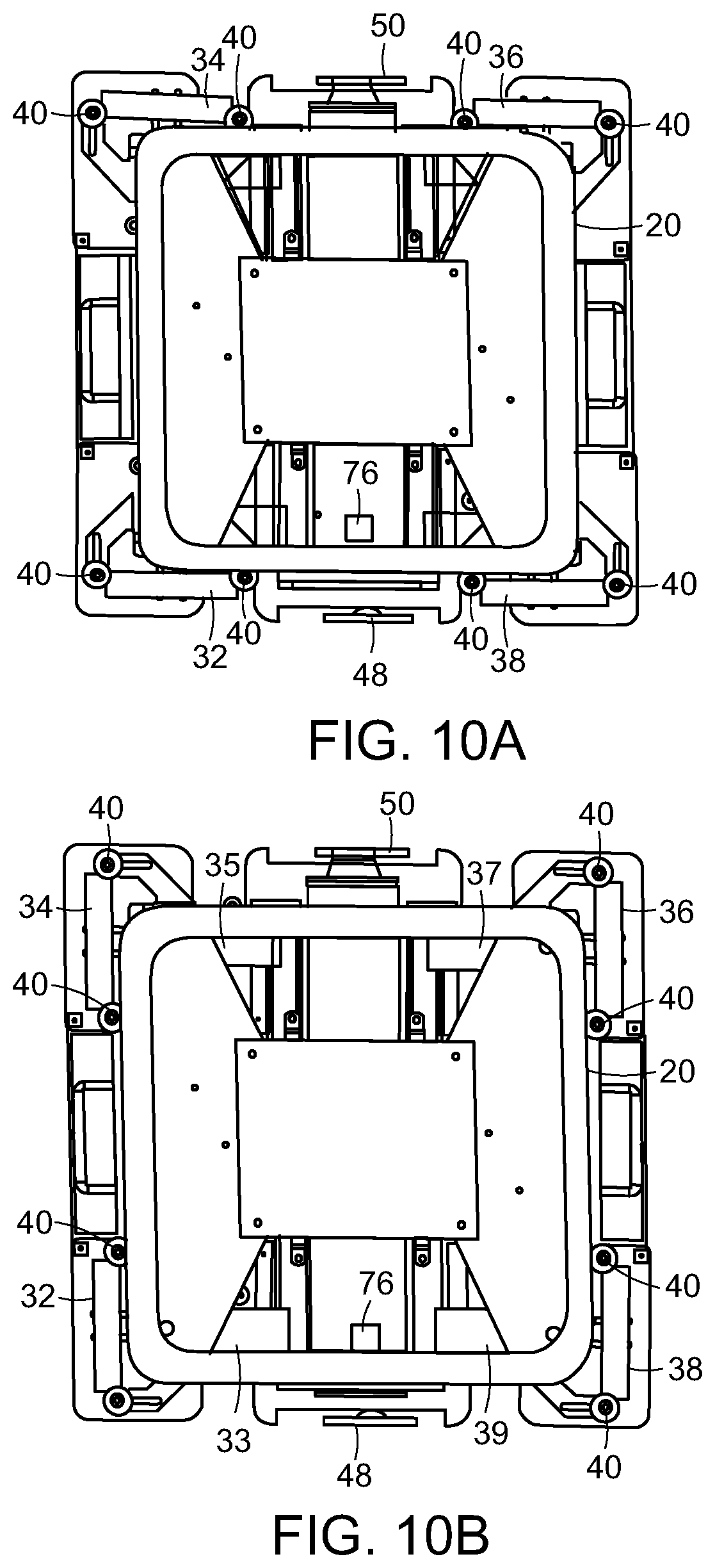 Patent US11814245 Figure 10 – Systems and methods for processing objects including mobile matrix carrier systems