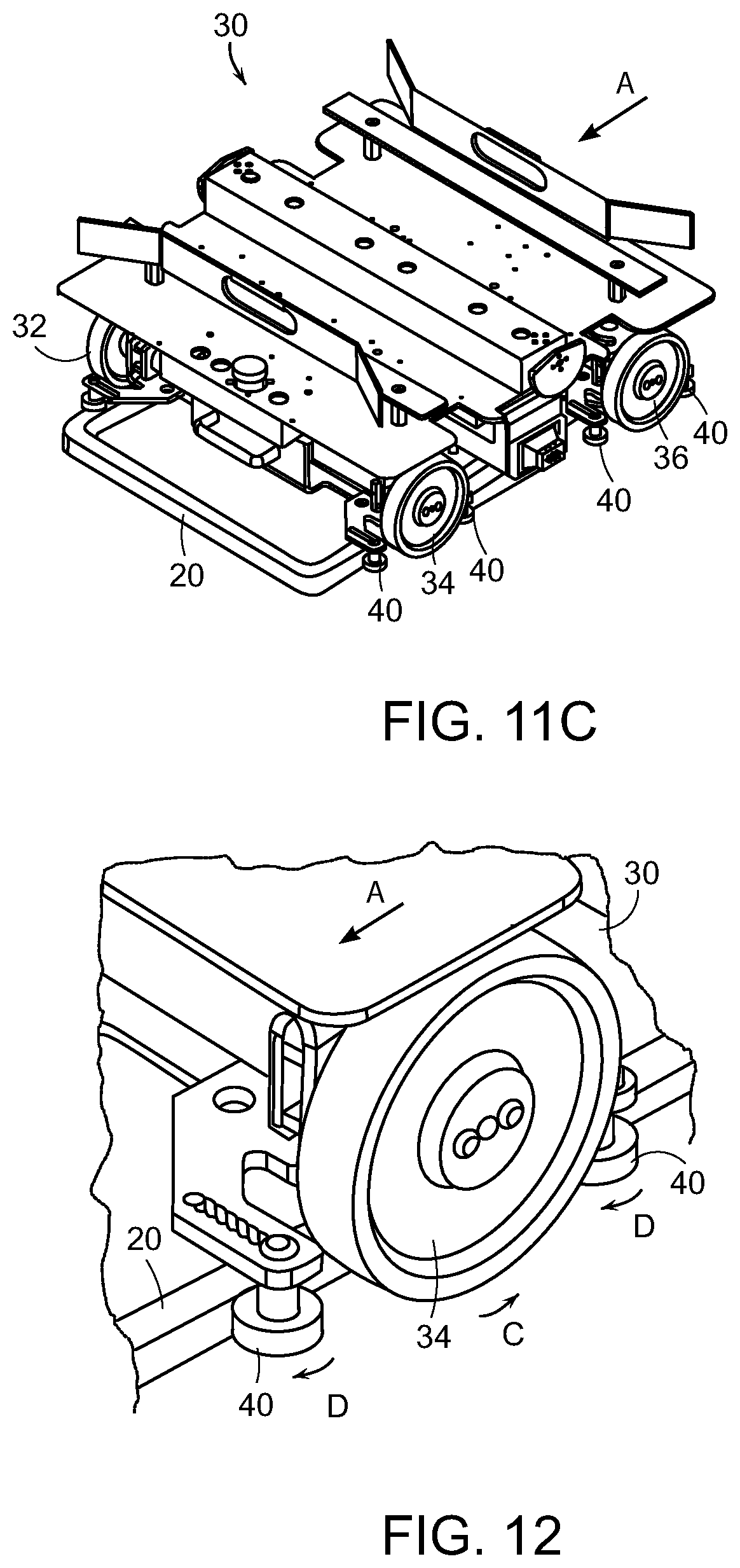 Patent US11814245 Figure 12 – Systems and methods for processing objects including mobile matrix carrier systems
