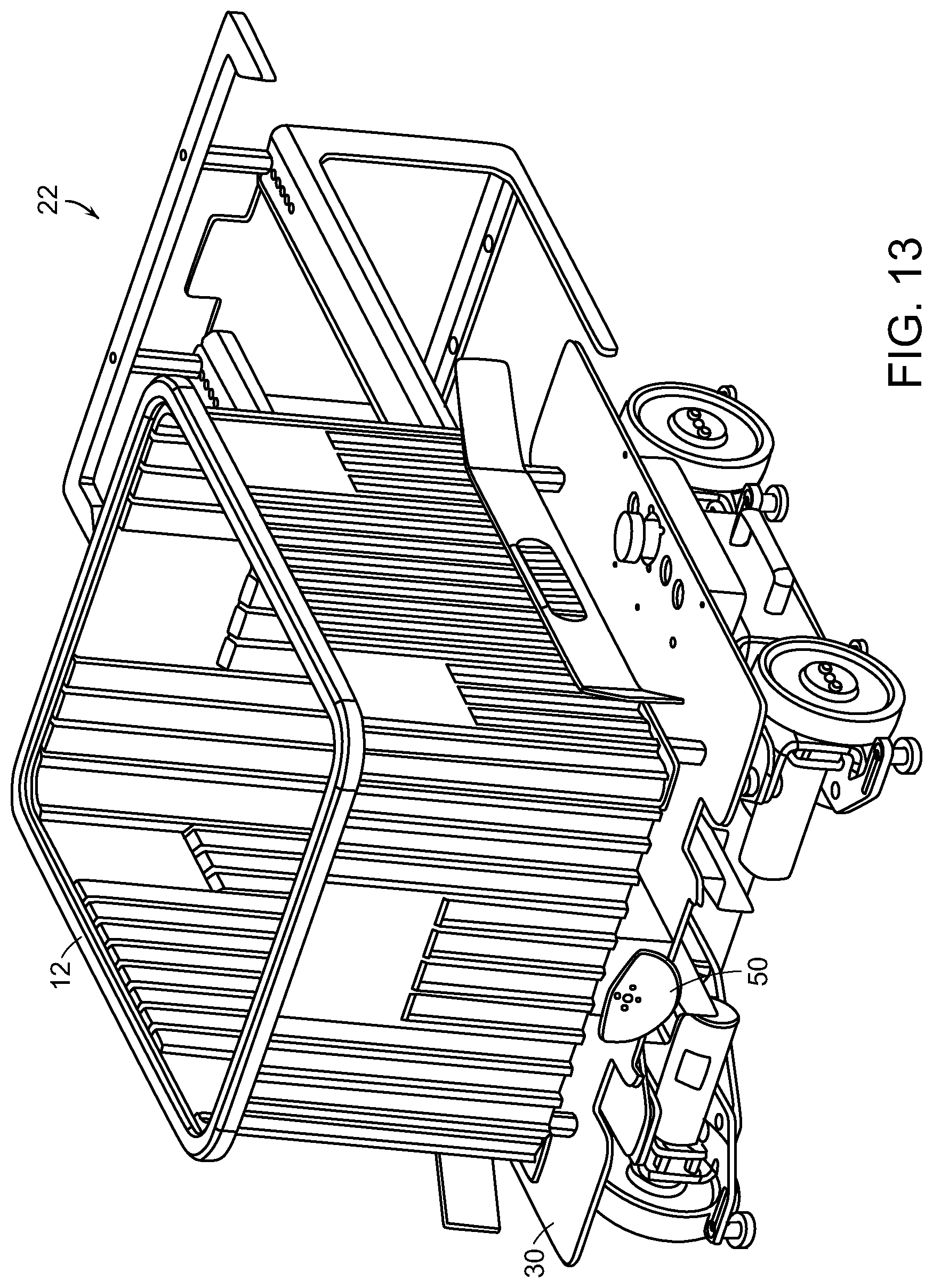 Patent US11814245 Figure 13 – Systems and methods for processing objects including mobile matrix carrier systems