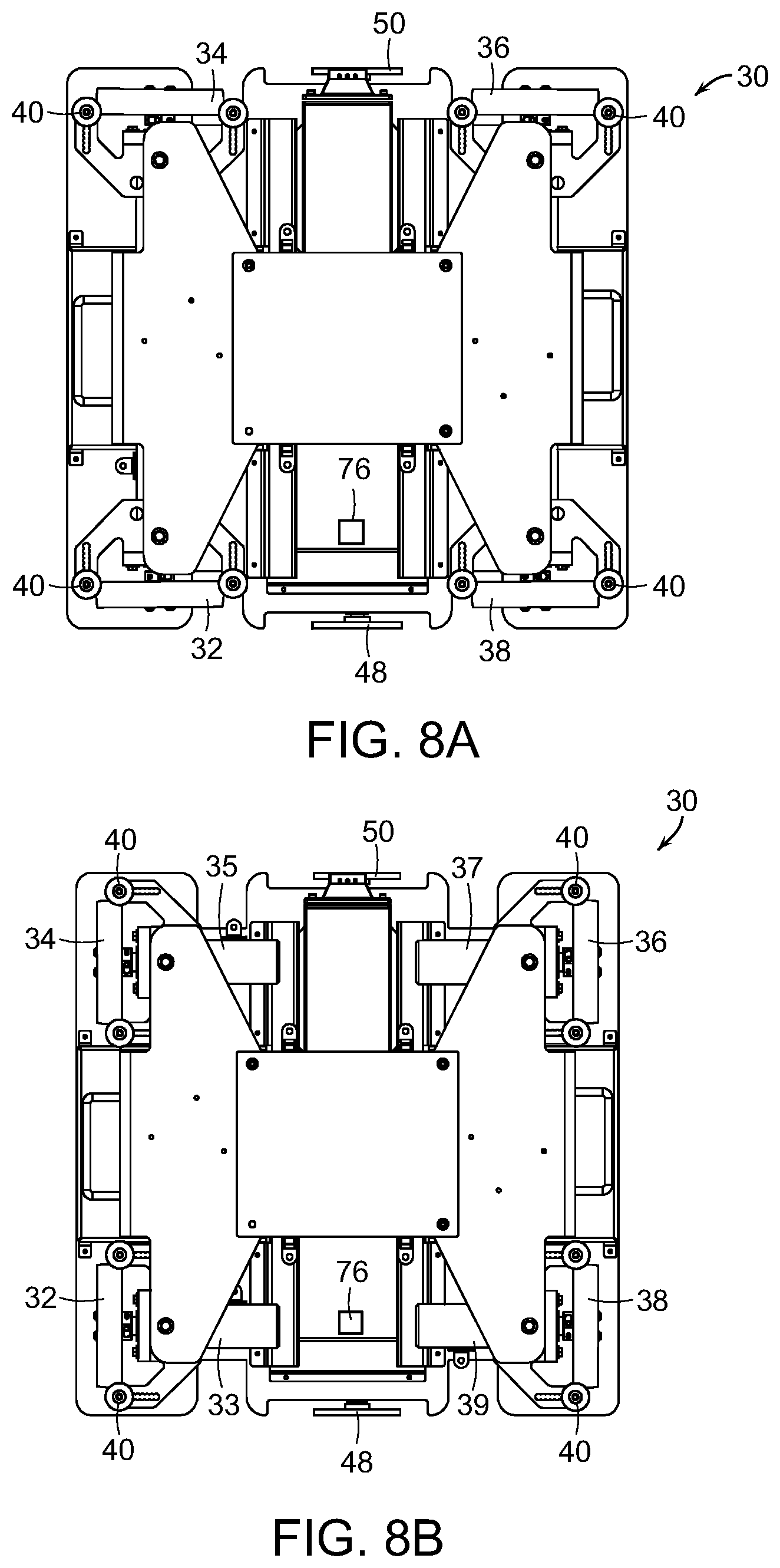 Patent US11814246 Figure 7 – Bin infeed and removal systems and methods for processing objects including mobile matrix carrier systems