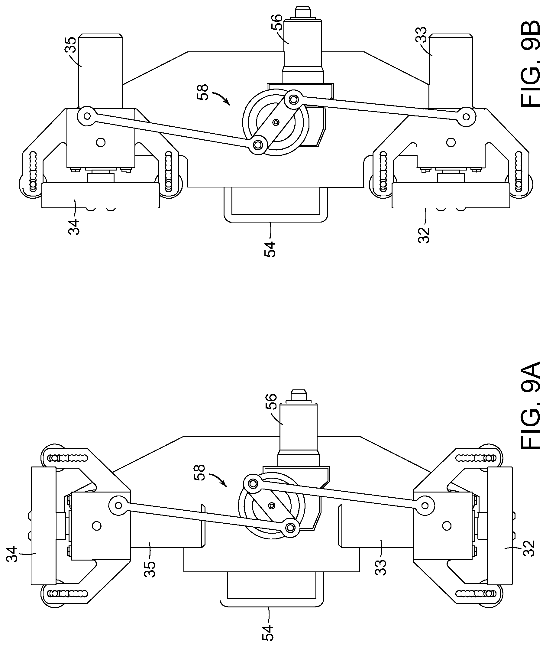 Patent US11814246 Figure 8 – Bin infeed and removal systems and methods for processing objects including mobile matrix carrier systems