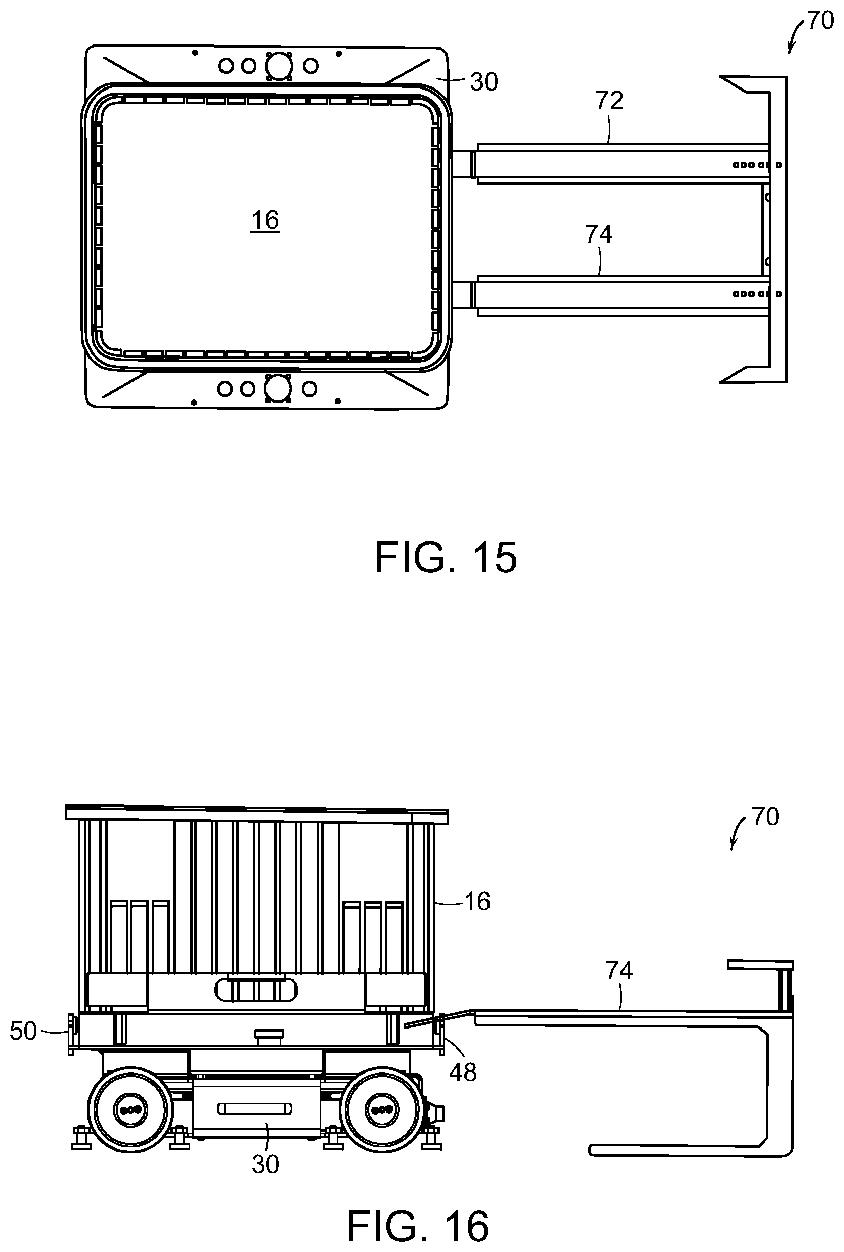 Patent US11814246 Figure 14 – Bin infeed and removal systems and methods for processing objects including mobile matrix carrier systems