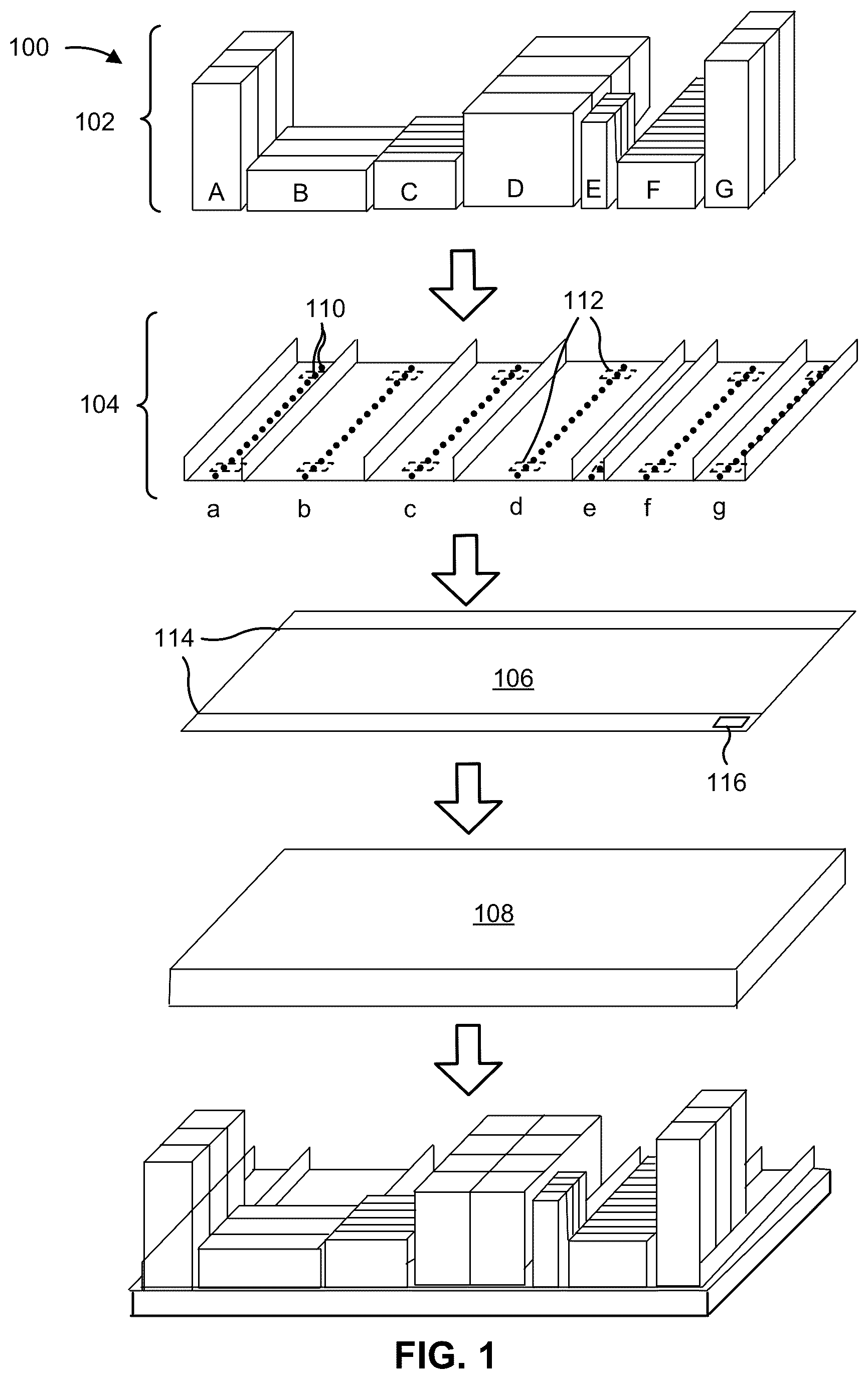 Patent US11814247 Figure 1 – Modular inventory management system