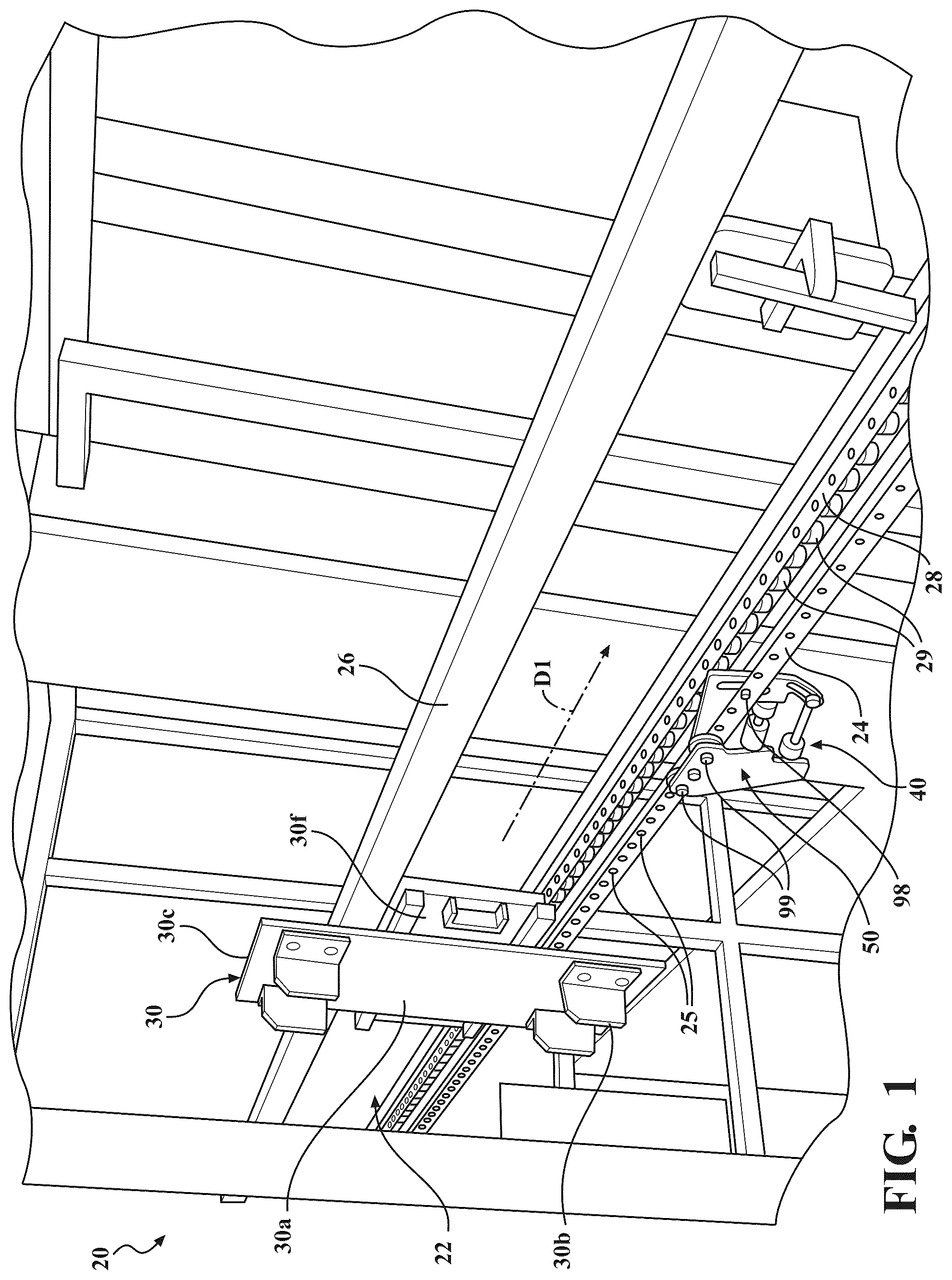 Patent US11814251 Figure 1 – Speed reducer and speed reducer system for a conveyor