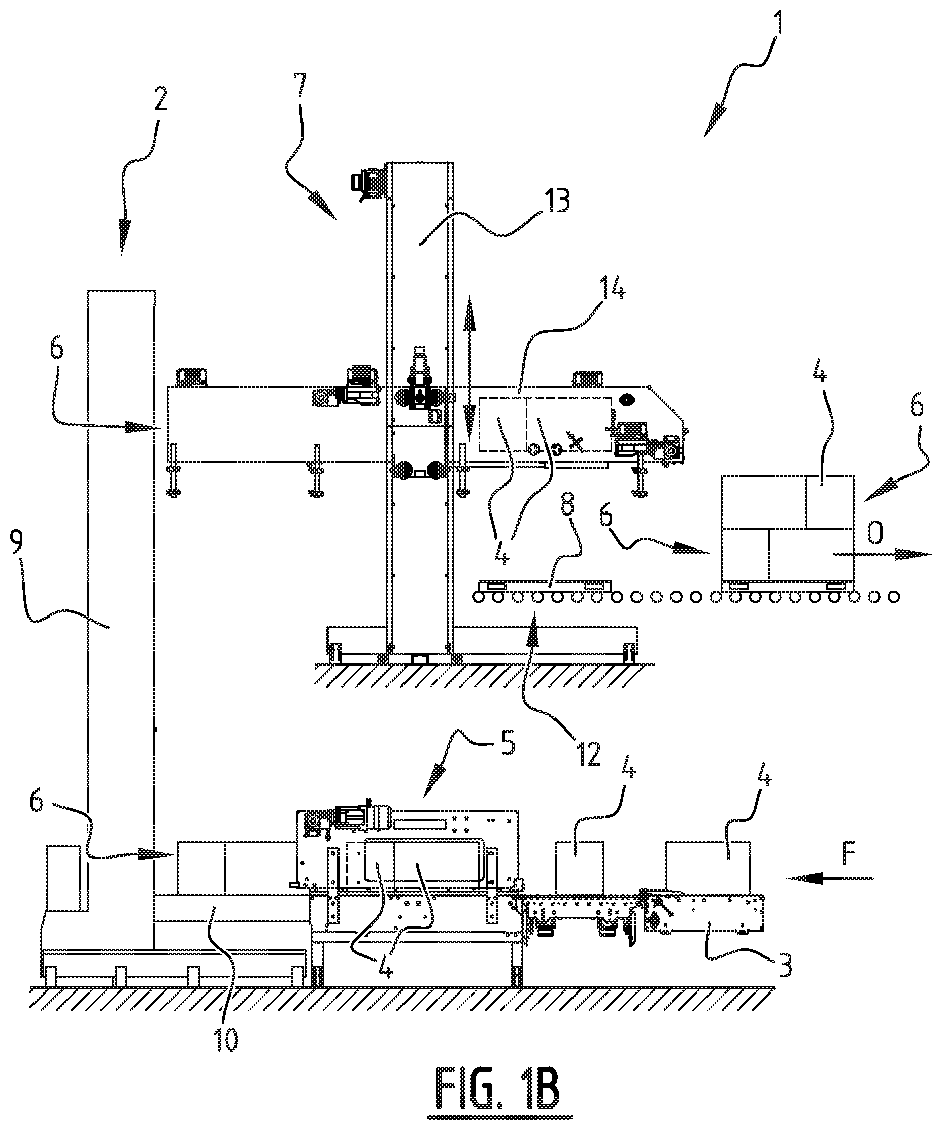 Patent US11814252 Figure 2 – Palletizing system and method of palletizing