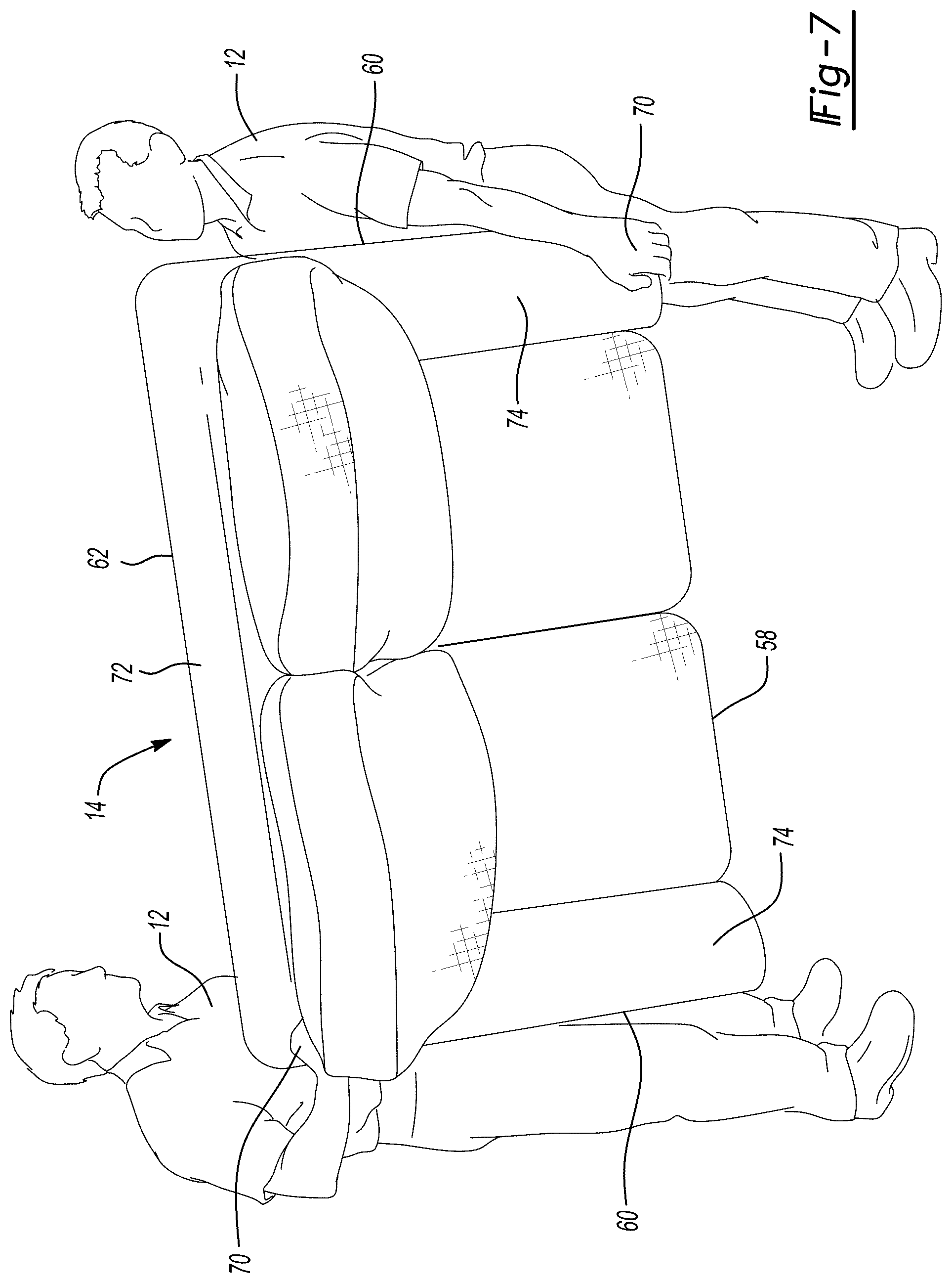 Patent US11814253 Figure 5 – Furniture handling strap