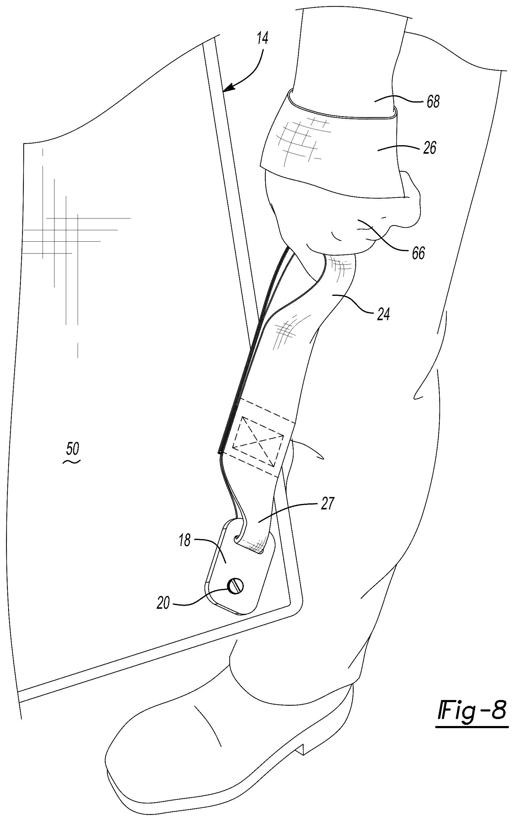 Patent US11814253 Figure 6 – Furniture handling strap