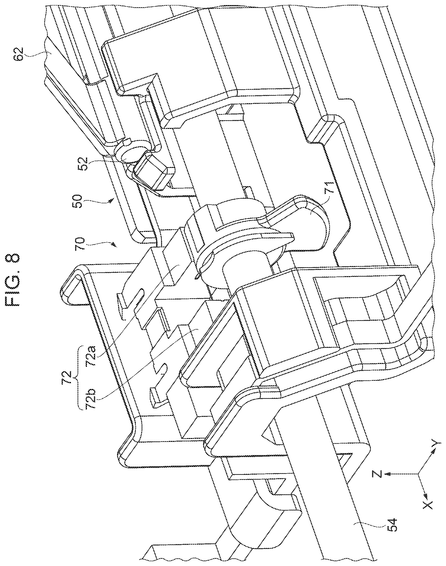 Patent US11814255 Figure 8 – Medium-transporting device and image reading apparatus