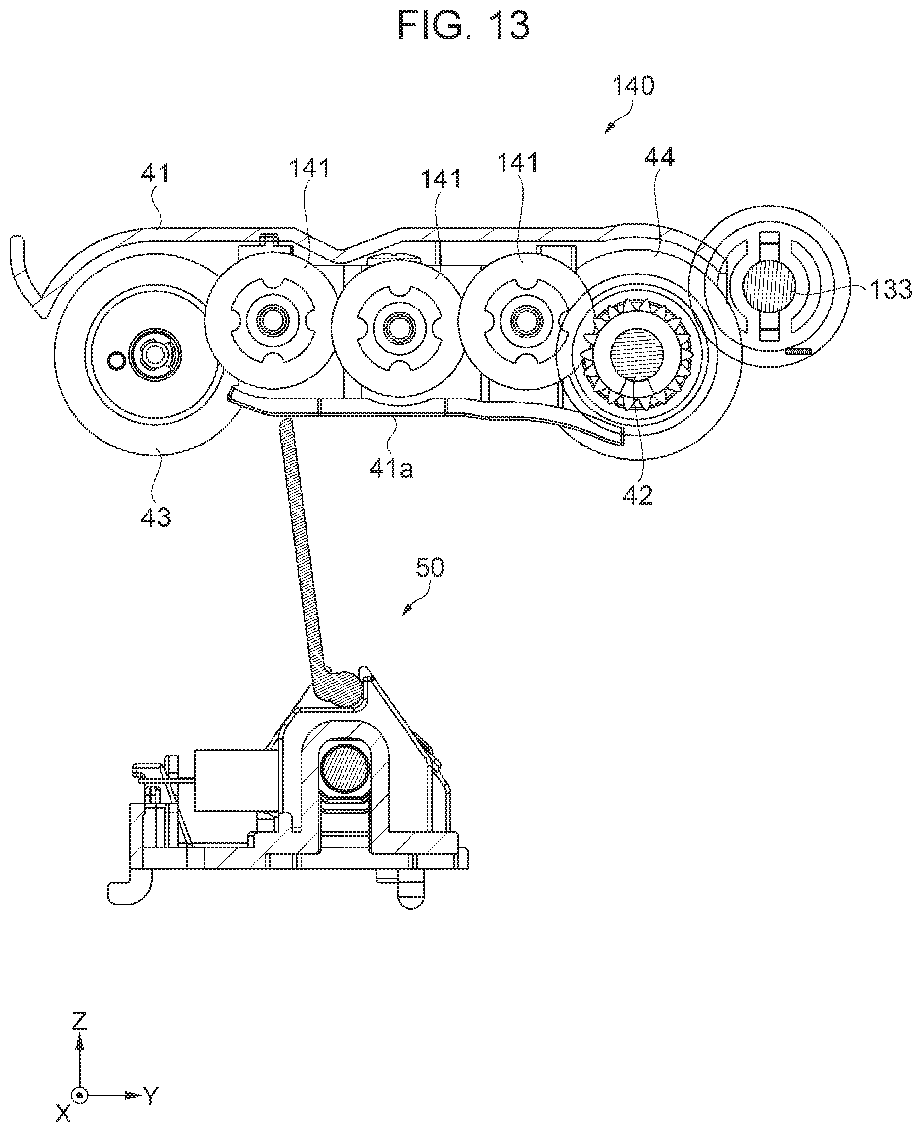 Patent US11814255 Figure 13 – Medium-transporting device and image reading apparatus