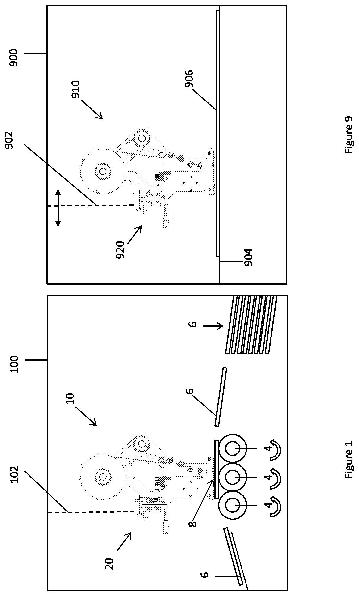 Patent US11814257 Figure 1 – Adhesive tape dispenser head