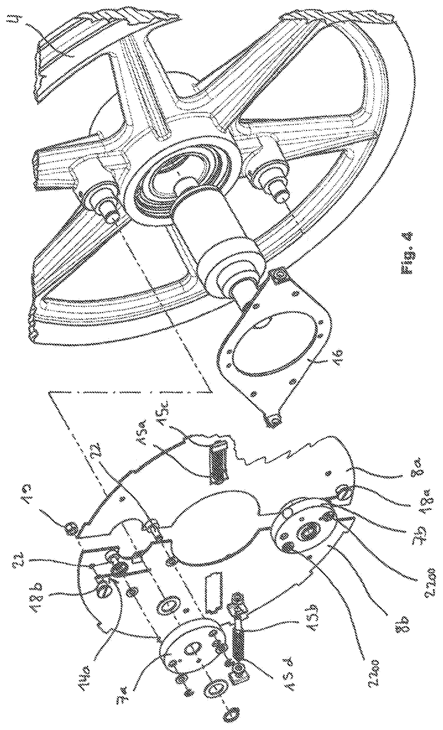 Patent US11814265 Figure 5 – Speed limiter for a lifting gear having brake actuated by centrifugal force