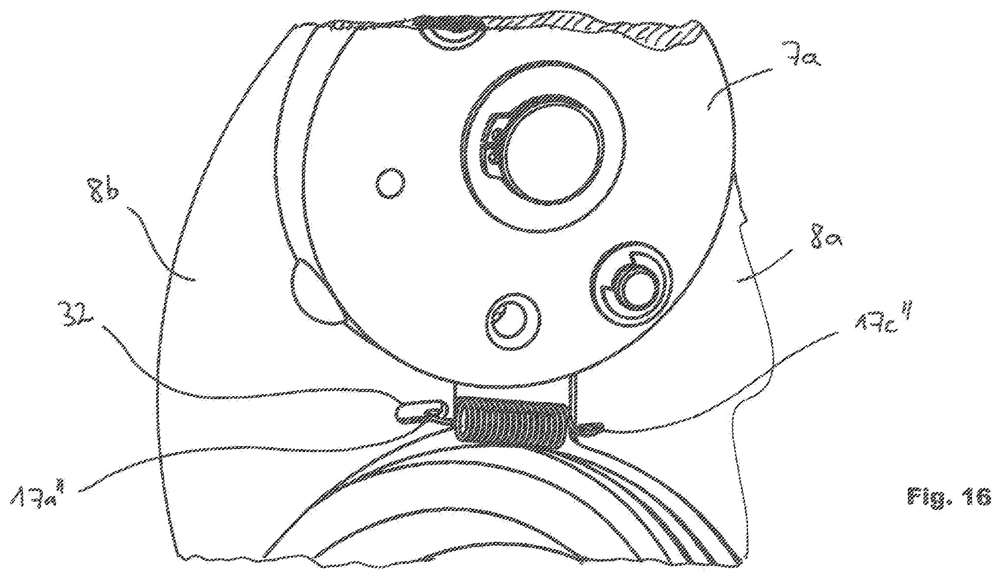 Patent US11814265 Figure 17 – Speed limiter for a lifting gear having brake actuated by centrifugal force