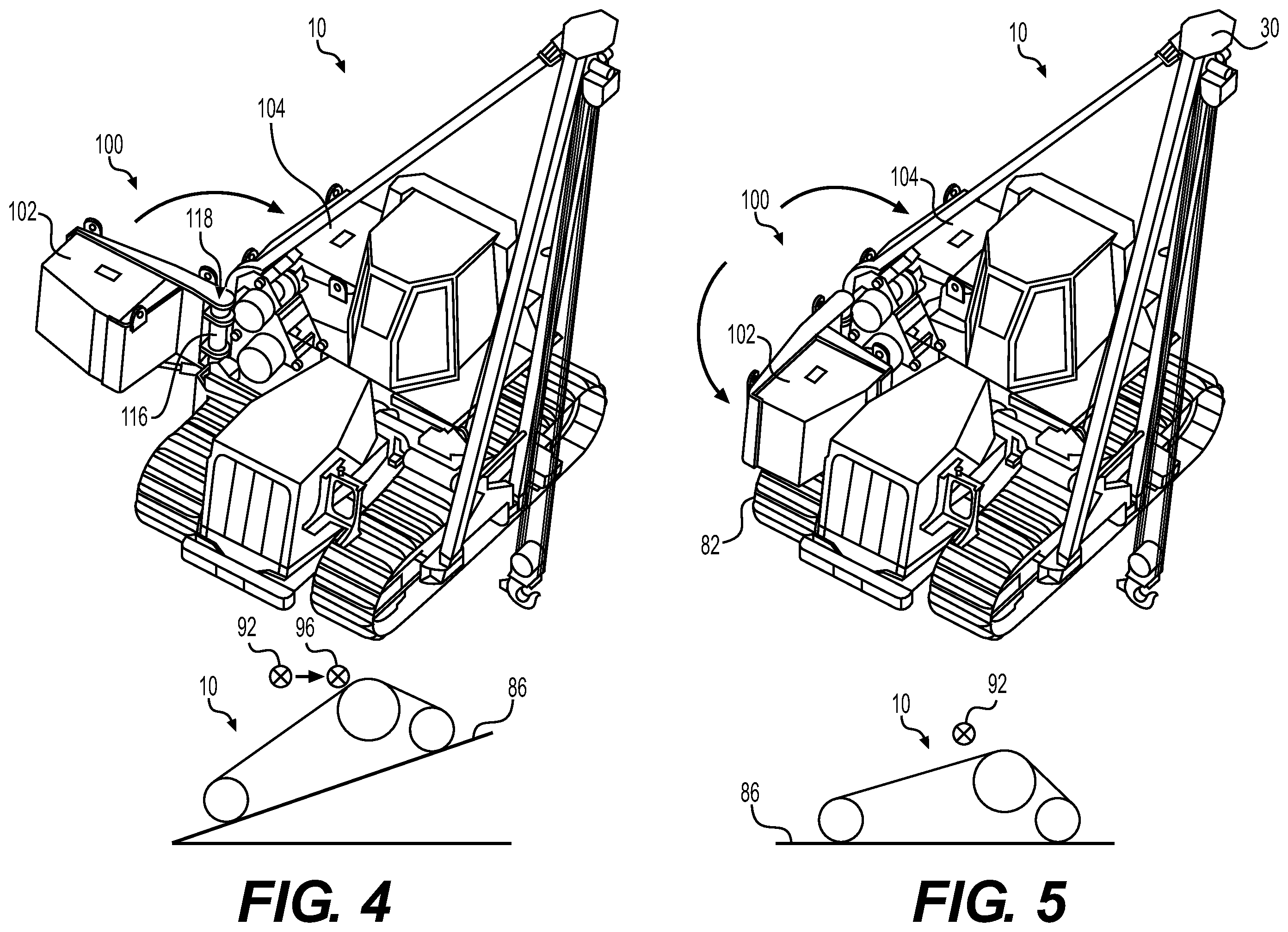Patent US11814269 Figure 3 – Counterweight system for lifting machines