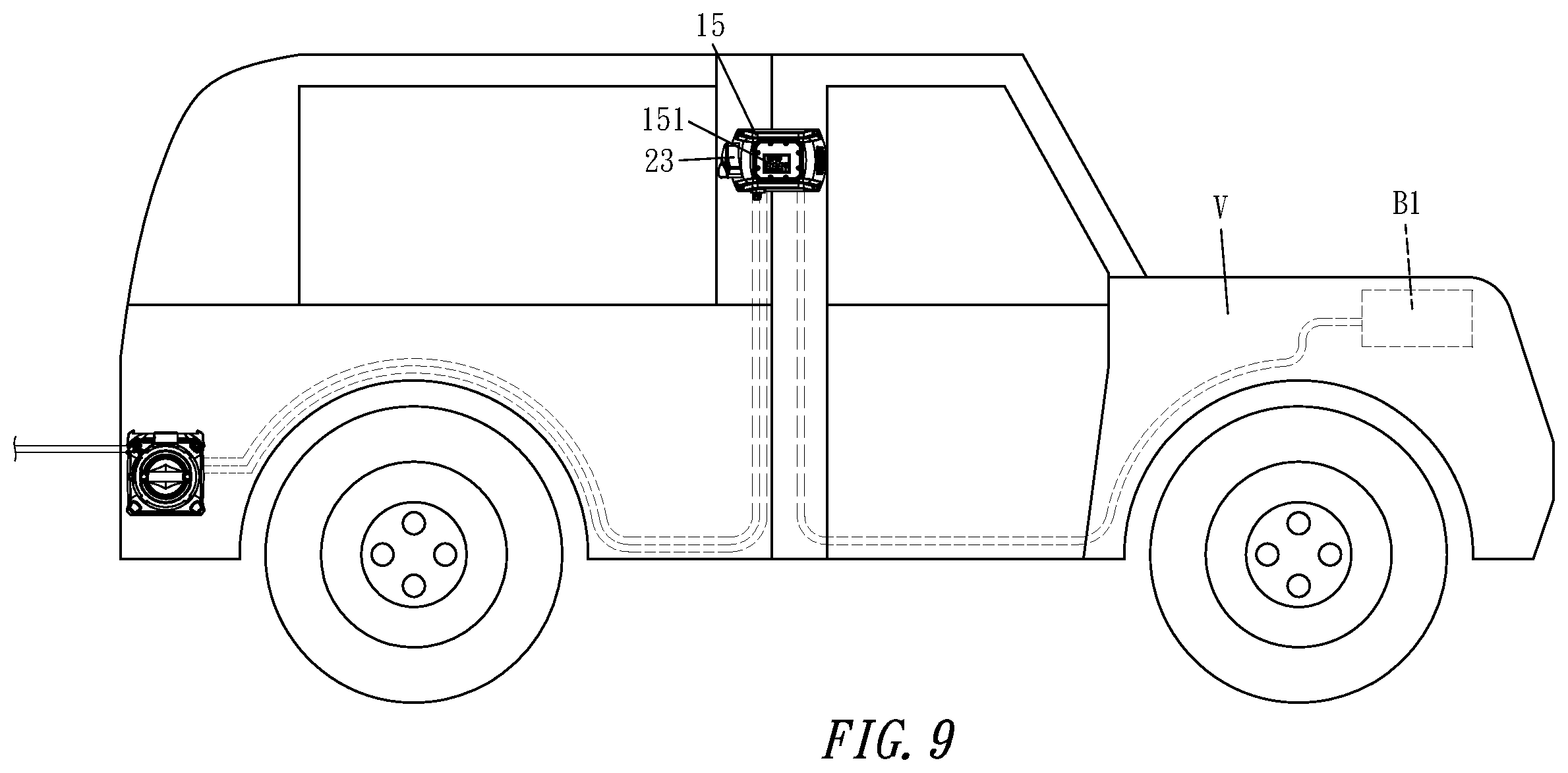 Patent US11814270 Figure 9 – Power winch with changeable connection position