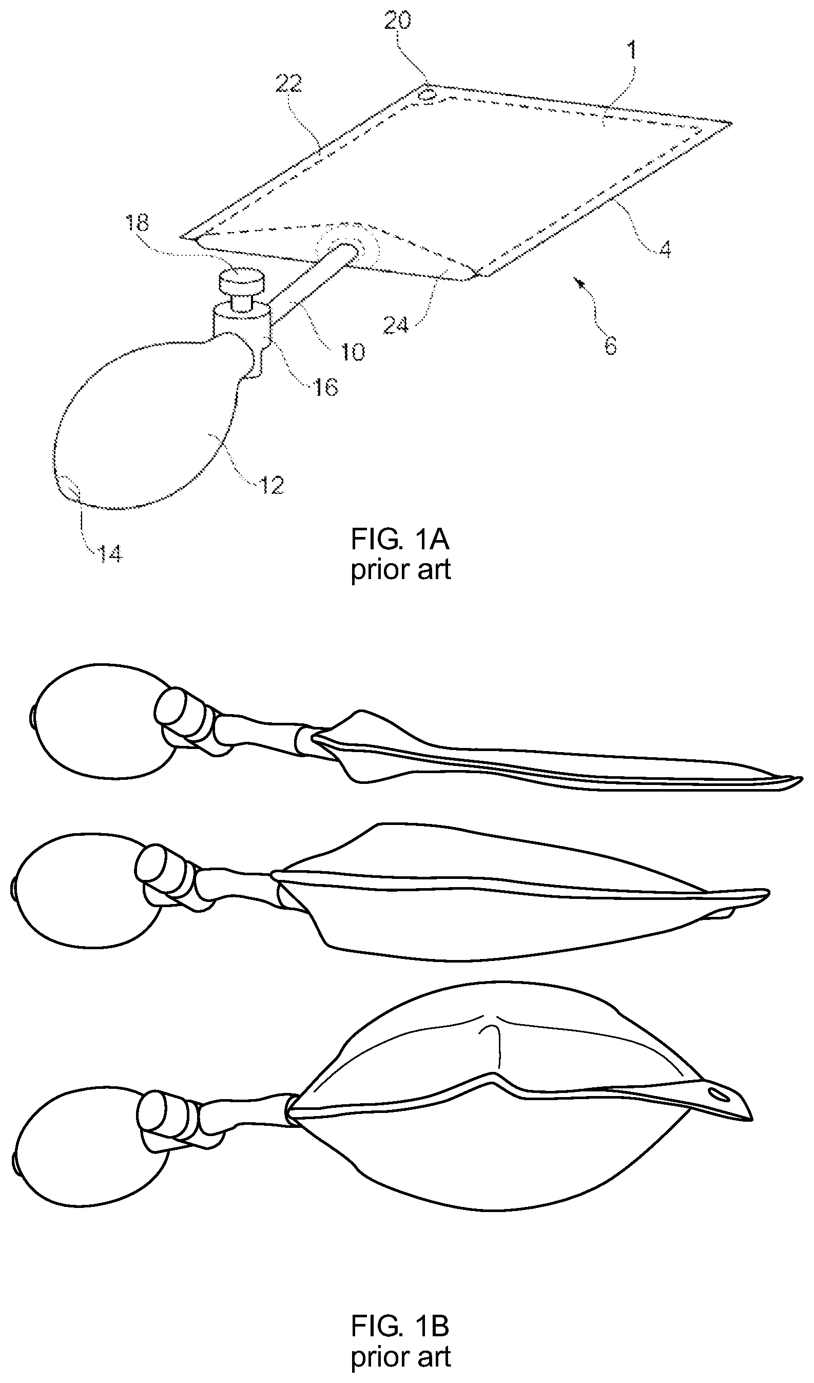 Patent US11814273 Figure 1 – Device for positioning an object relatively to a support by an inflatable air cushion member in combination with a support block