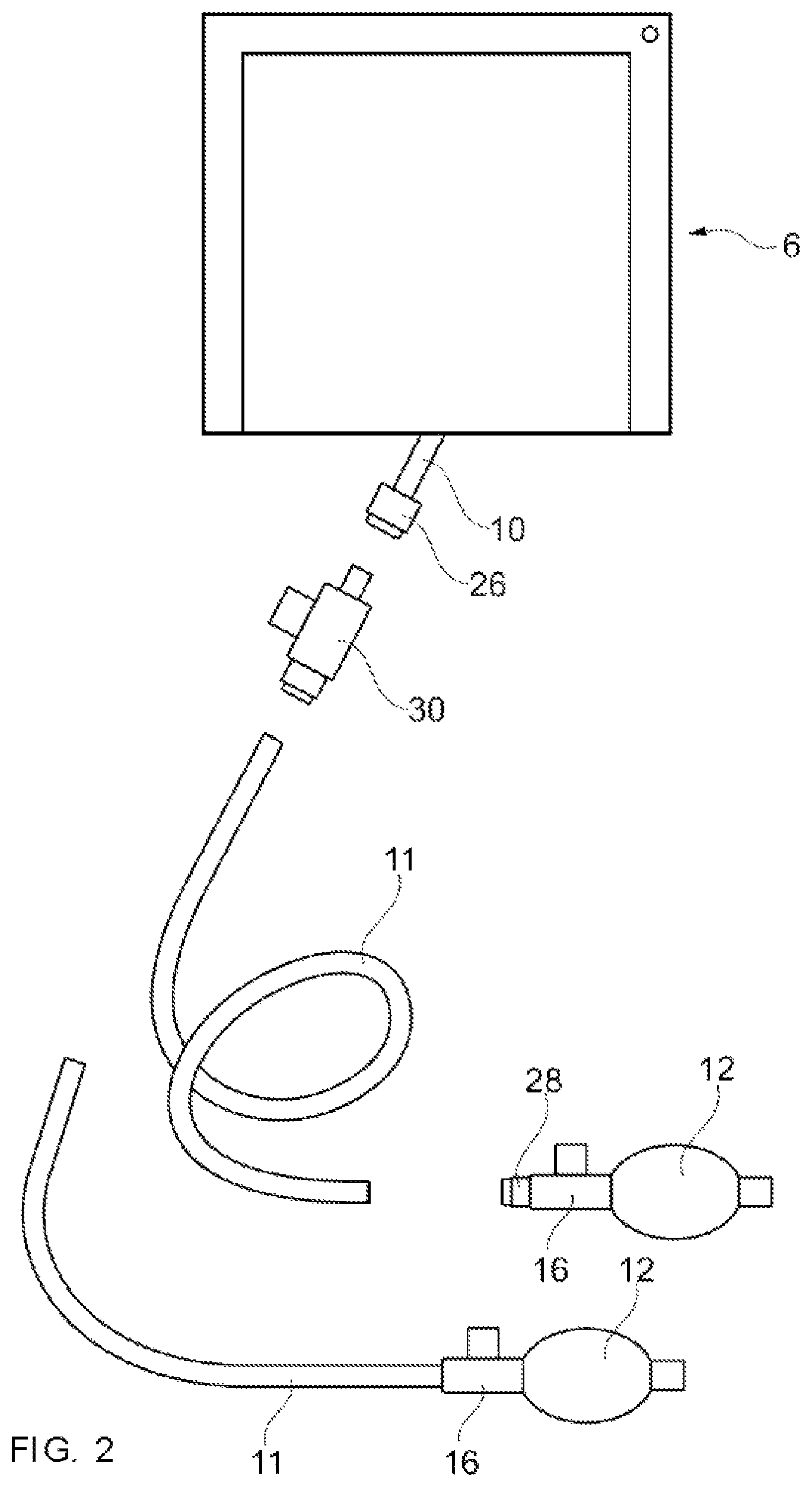 Patent US11814273 Figure 2 – Device for positioning an object relatively to a support by an inflatable air cushion member in combination with a support block