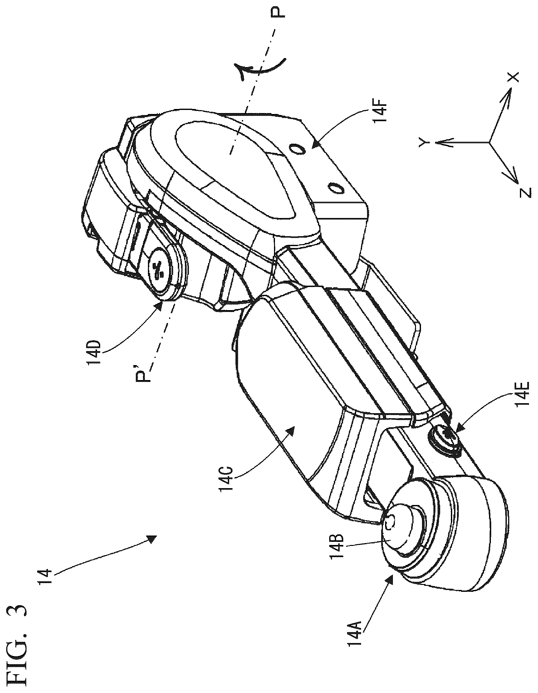 Patent US11814274 Figure 3 – Forklift