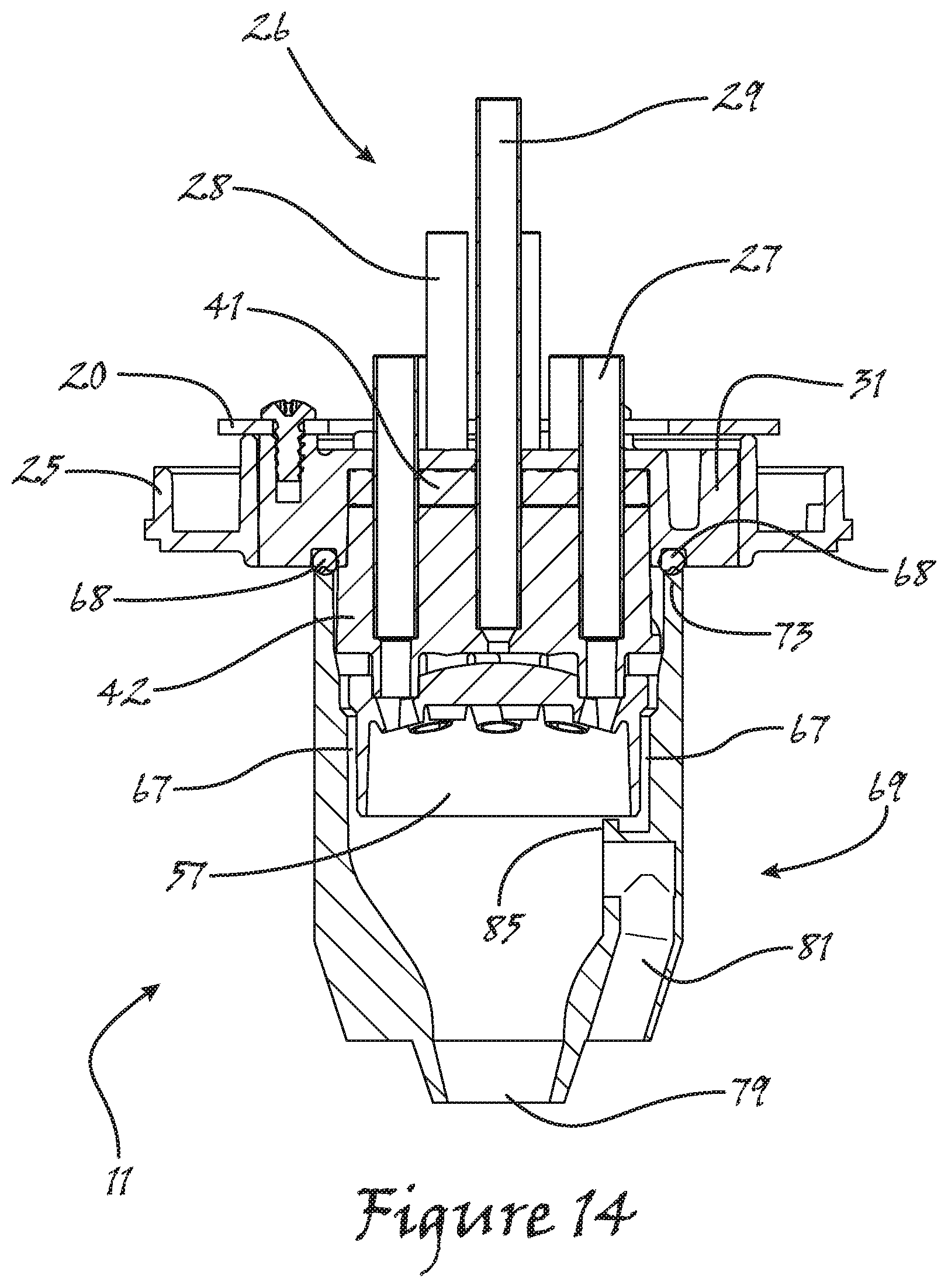 Patent US11814278 Figure 7 – Methods and apparatus for post-mix drink dispensing