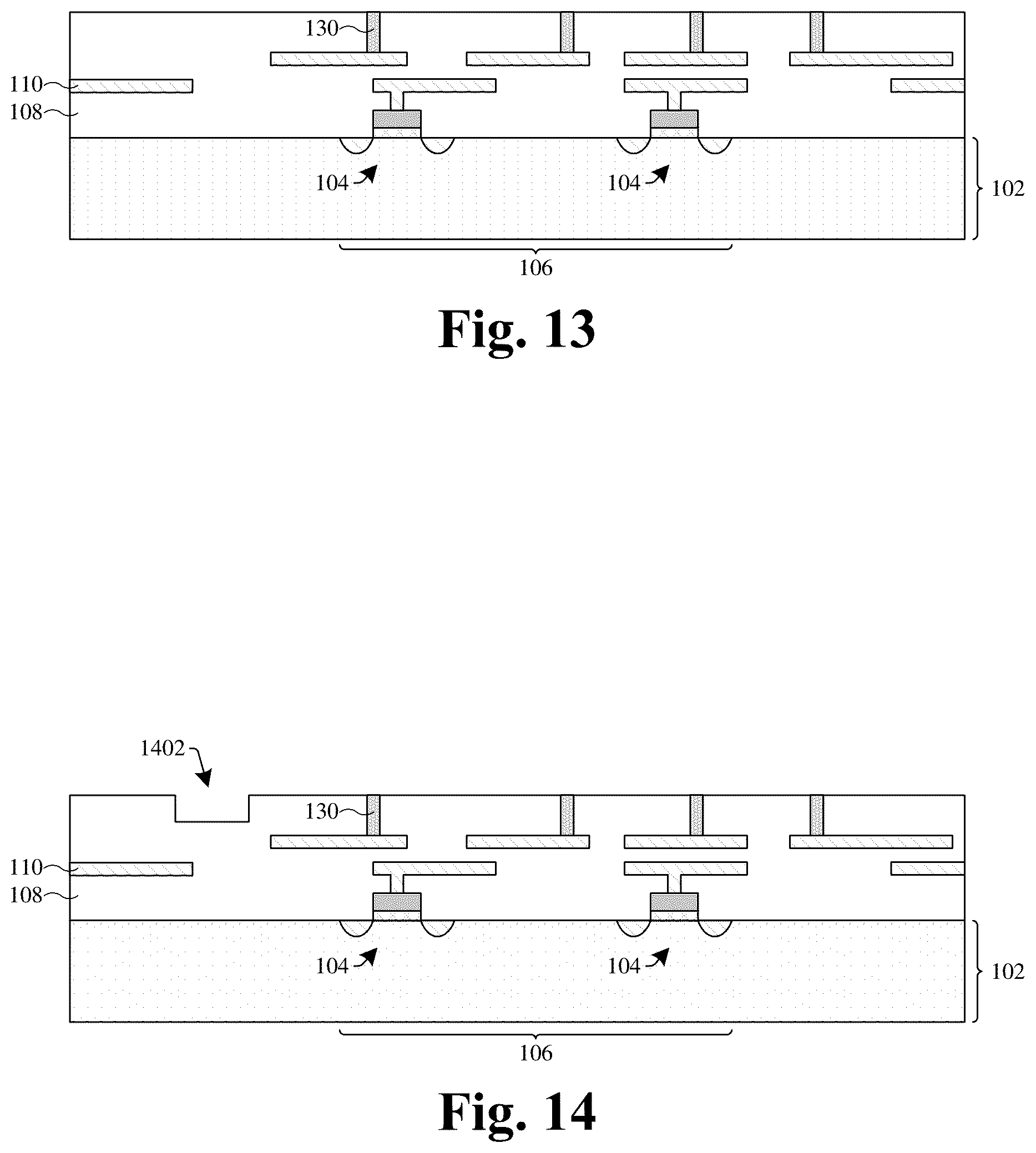 Patent US11814283 Figure 8 – Microelectromechanical systems device having a mechanically robust anti-stiction/outgassing structure