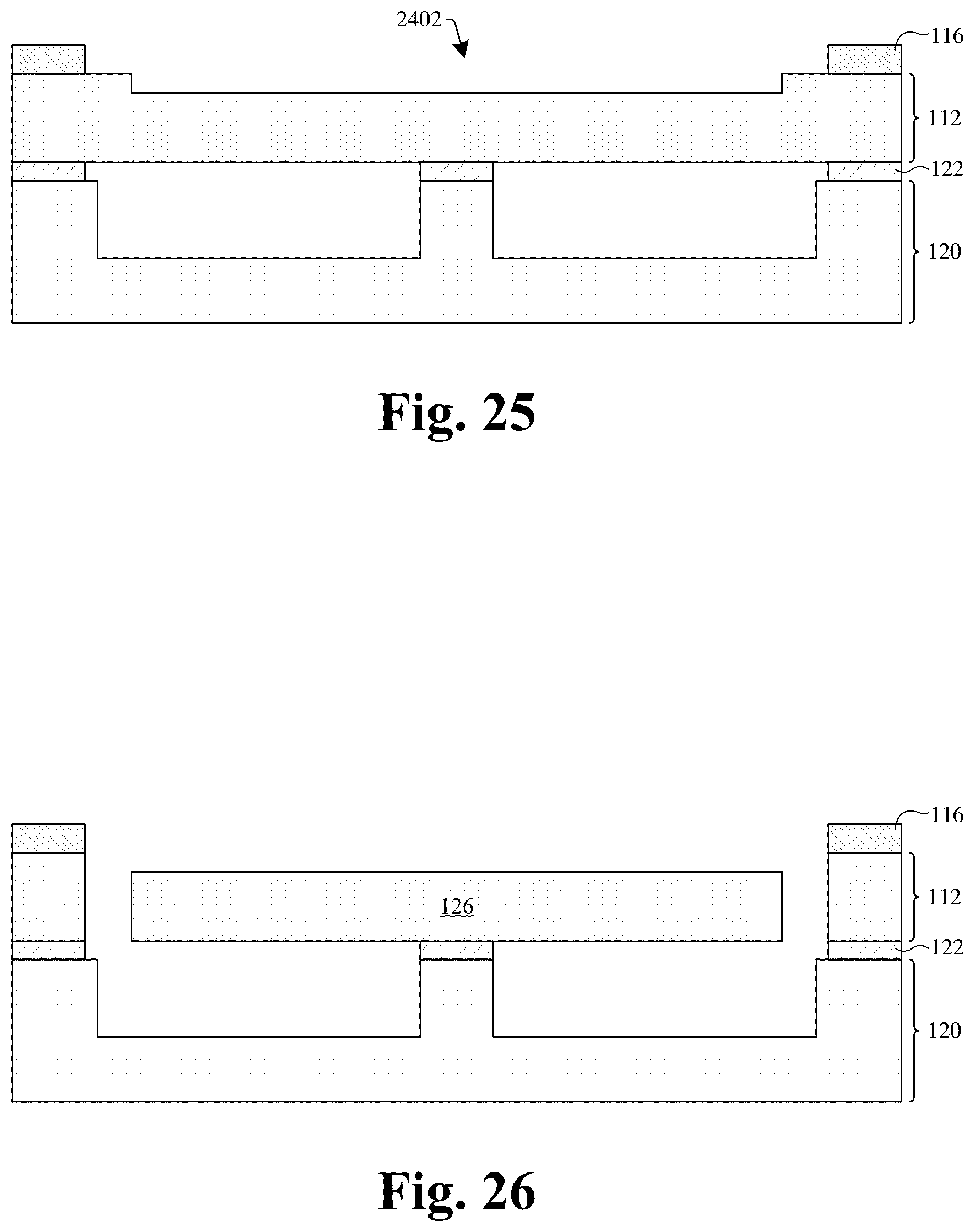 Patent US11814283 Figure 14 – Microelectromechanical systems device having a mechanically robust anti-stiction/outgassing structure