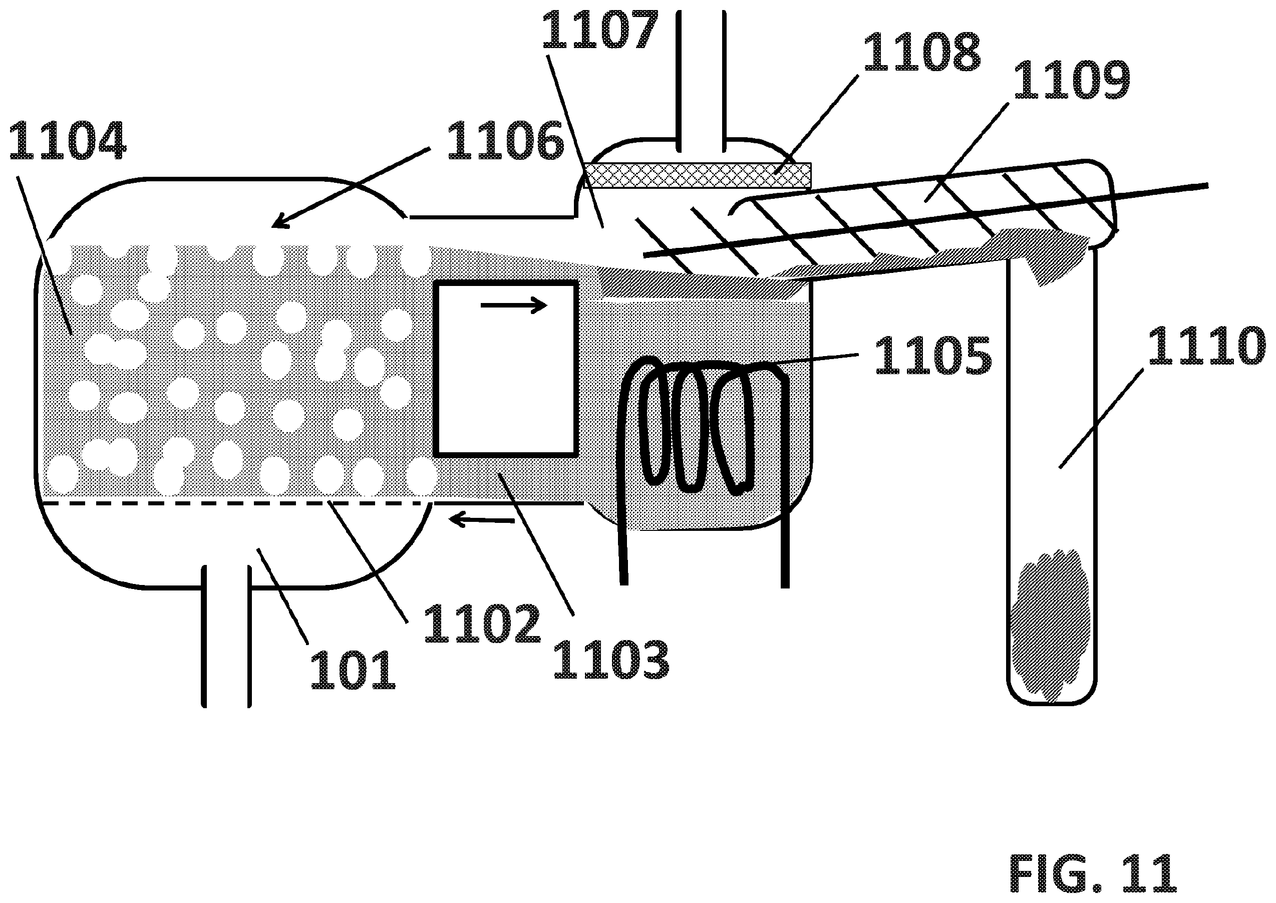 Patent US11814285 Figure 12 – Simultaneous reaction and separation of chemicals