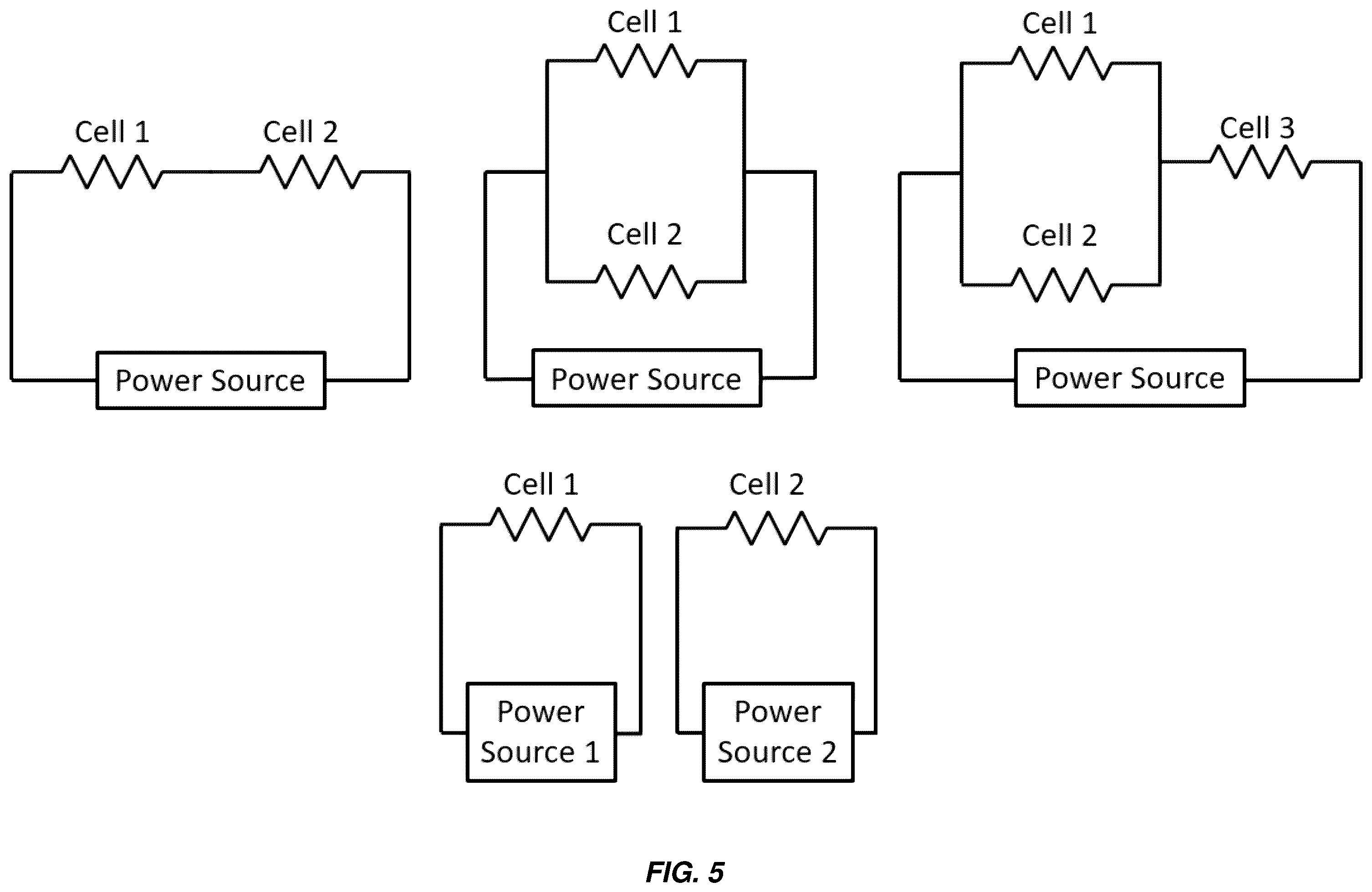 Patent US11814305 Figure 7 – Electrochlorination system configurations for the generation of high product strength solutions