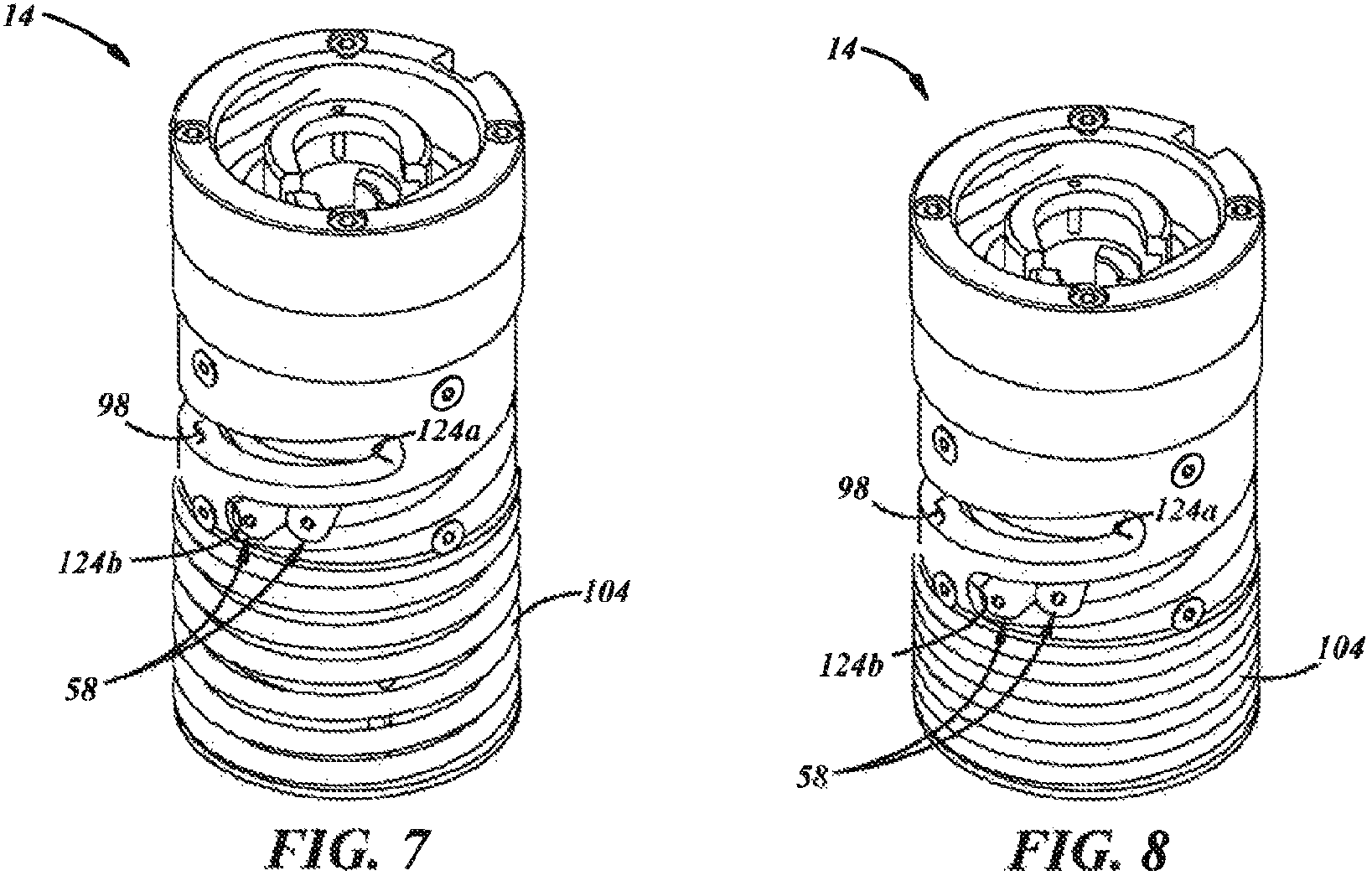 Patent US11814310 Figure 7 – Parison plunger actuation