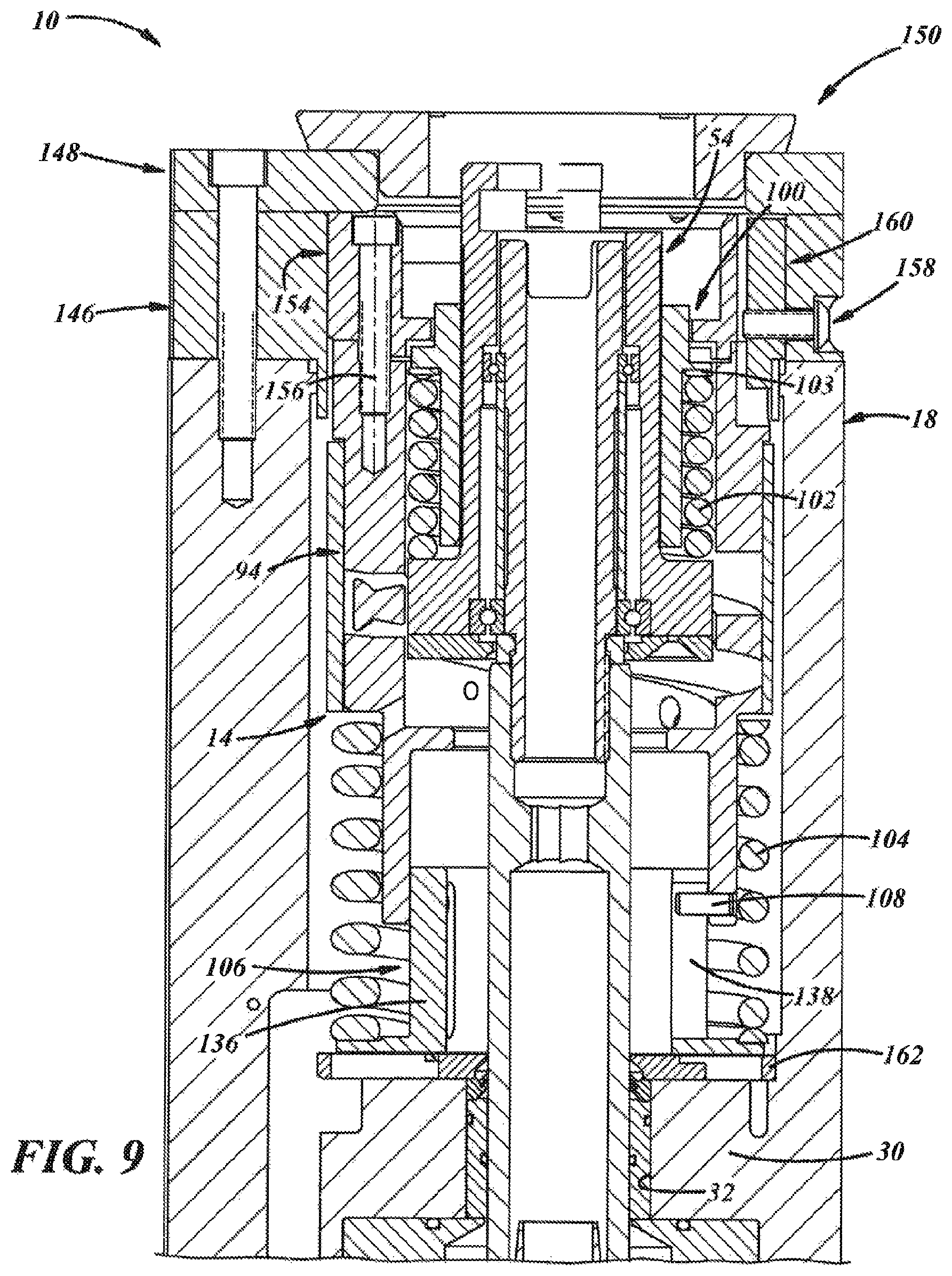 Patent US11814310 Figure 8 – Parison plunger actuation