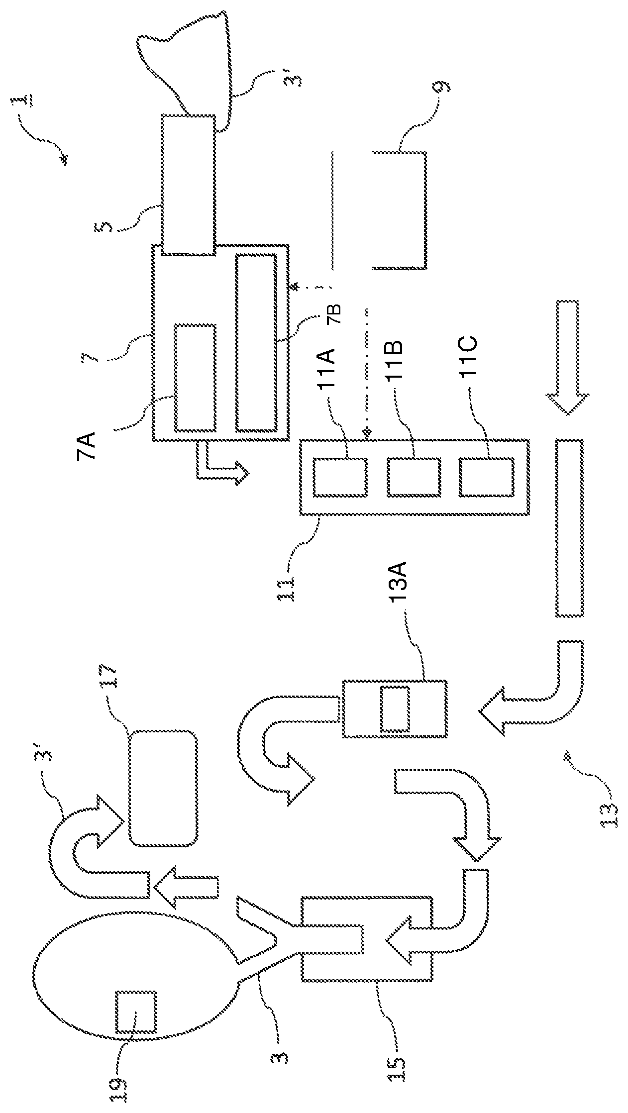 Patent US11814319 Figure 1 – Production of foamed sand using near infrared