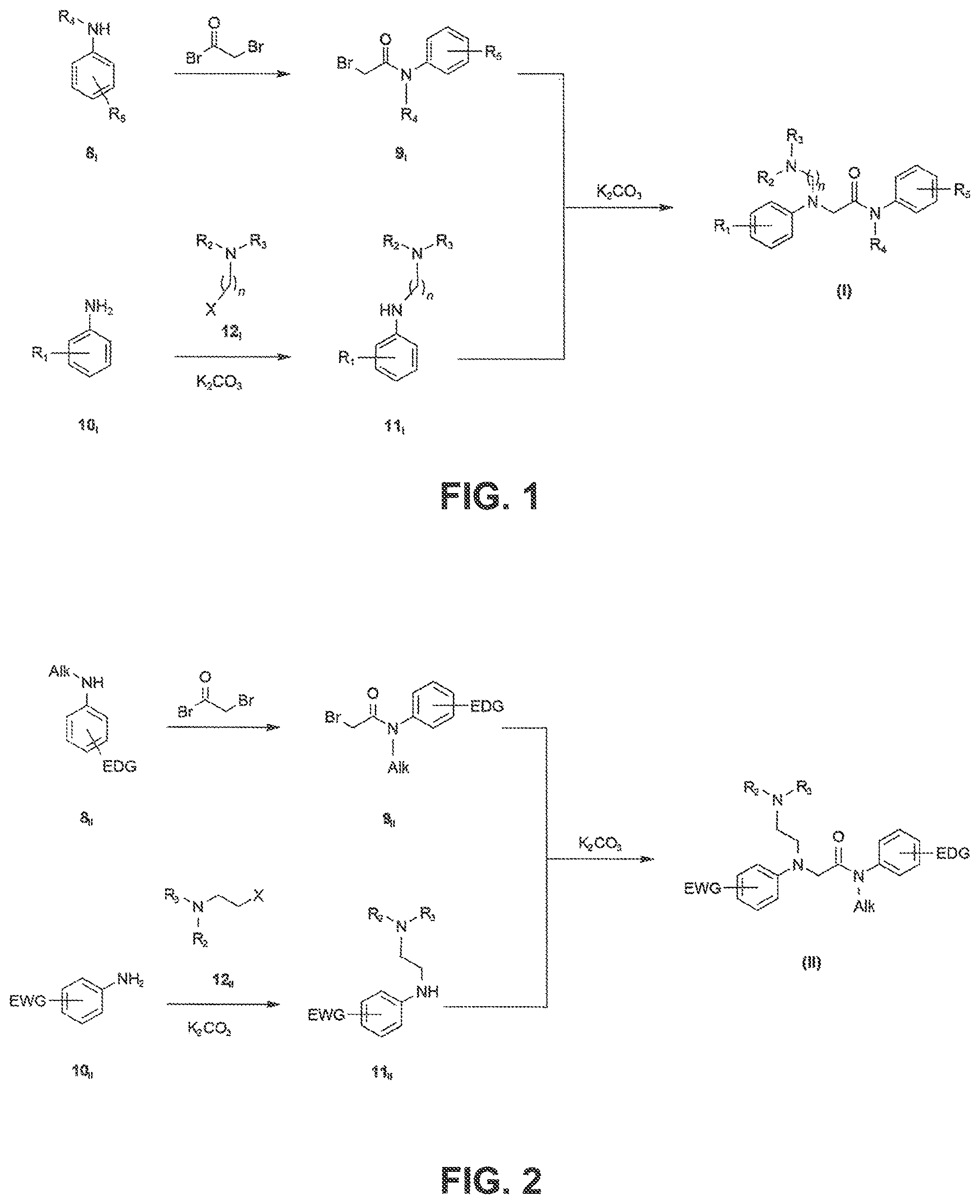 Patent US11814335 Figure 1 – Anesthetic compounds and methods of making and using same to treat or prevent pain symptoms