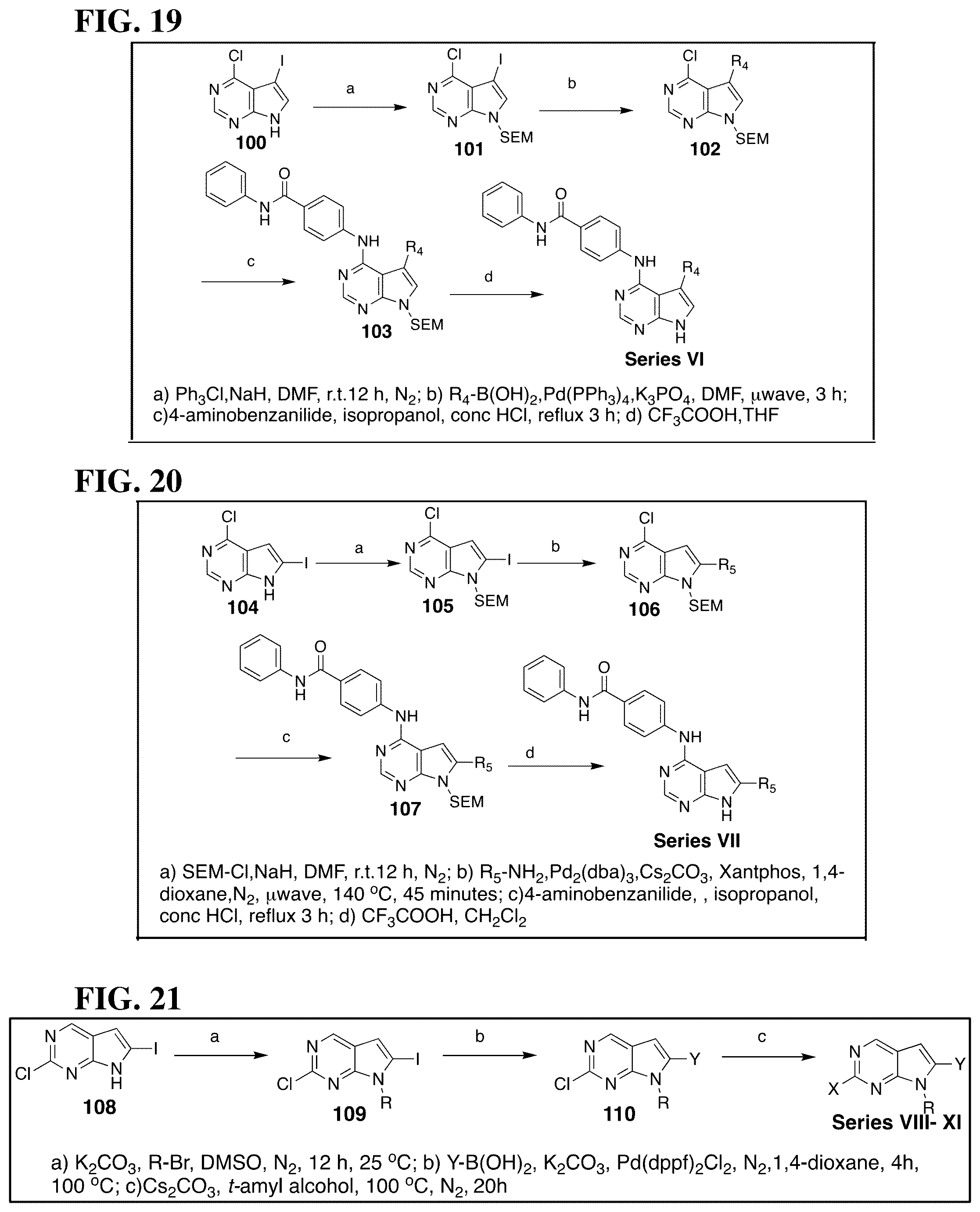 Patent US11814388 Figure 18 – Substituted pyrrolo[2,3-d]pyrimidines and pyrazolo[3,4-d]pyrimidines as inhibitors for multi-resistant cancers