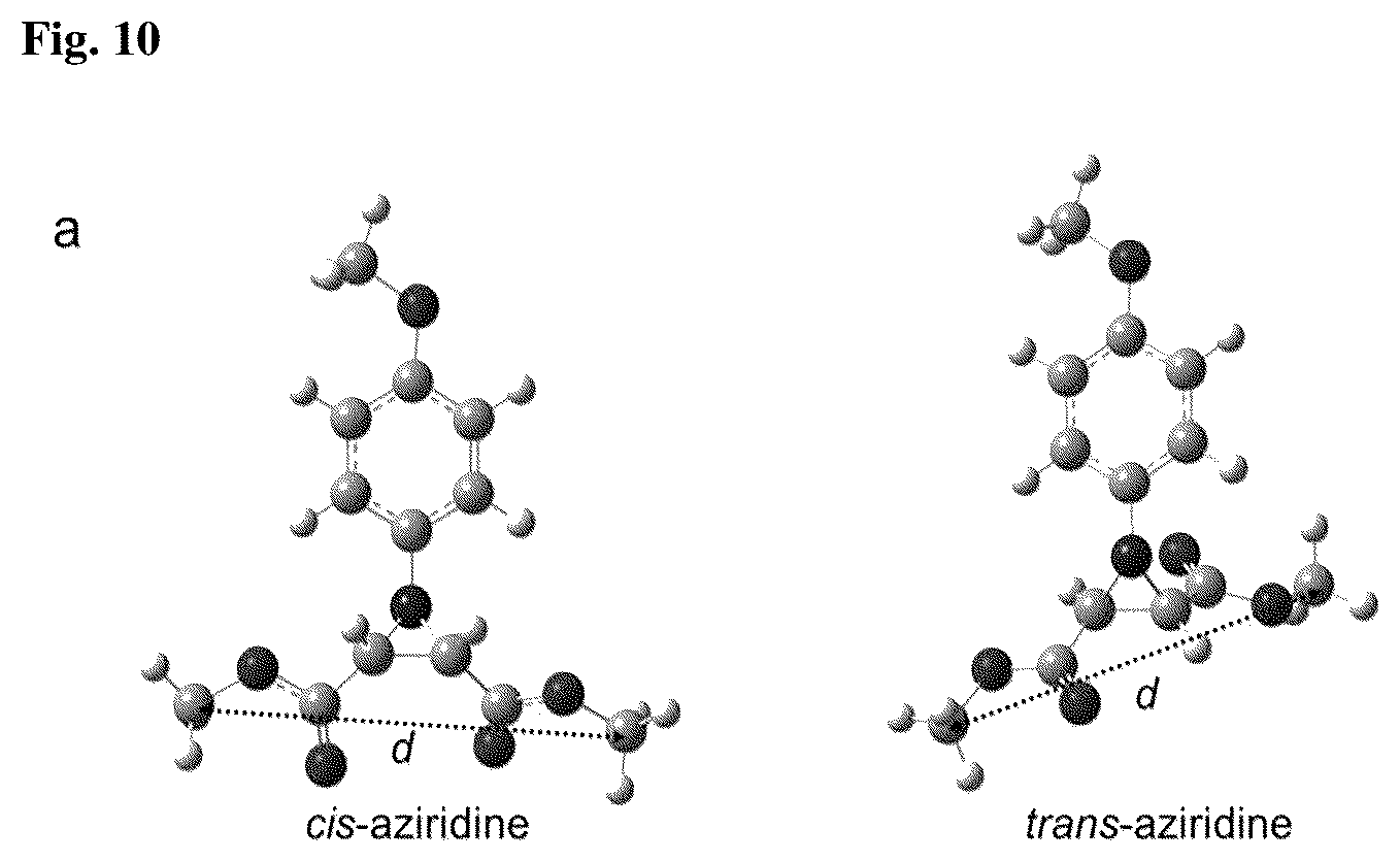 Patent US11814452 Figure 10 – Aziridine polymers whose chemical structural changes are induced by mechanical force