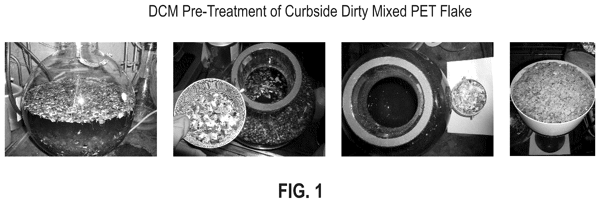 Patent US11814487 Figure 1 – Feedstock purification of polyester waste for recycling processes