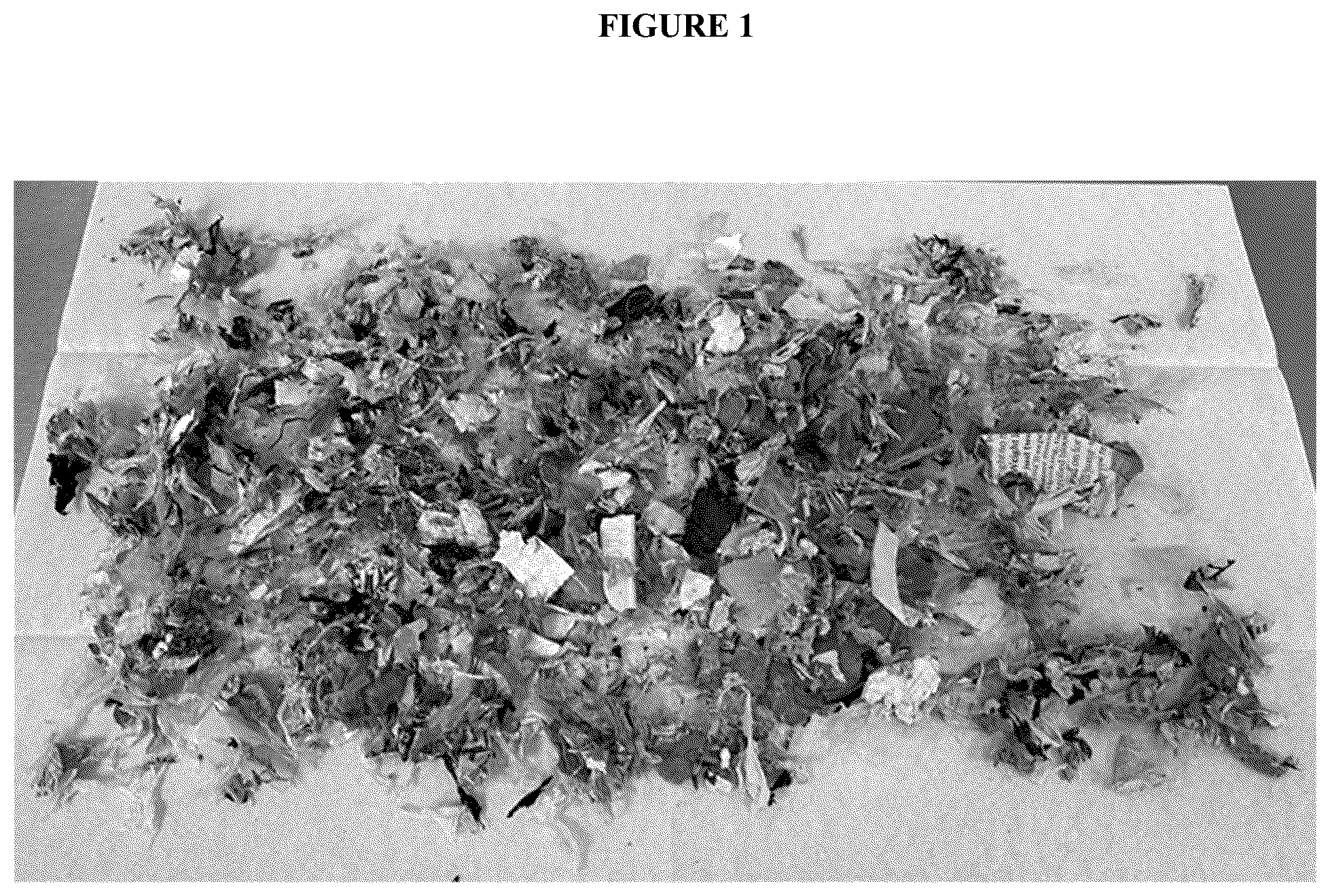 Patent US11814503 Figure 1 – High-carbon recovered paper and plastic materials with reduced endotoxin levels