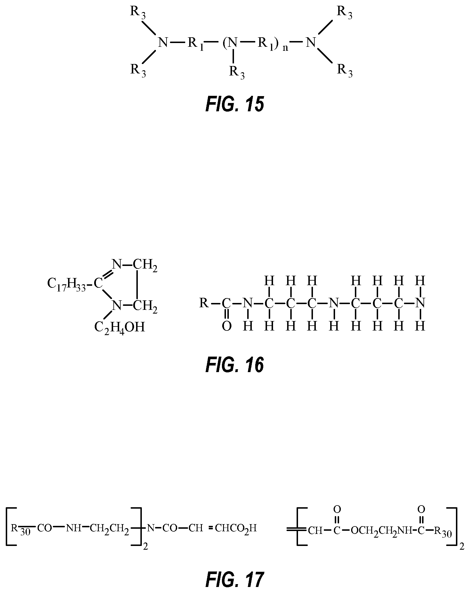 Patent US11814570 Figure 12 – Amide emulsifier for high-temperature oil-based drilling fluid